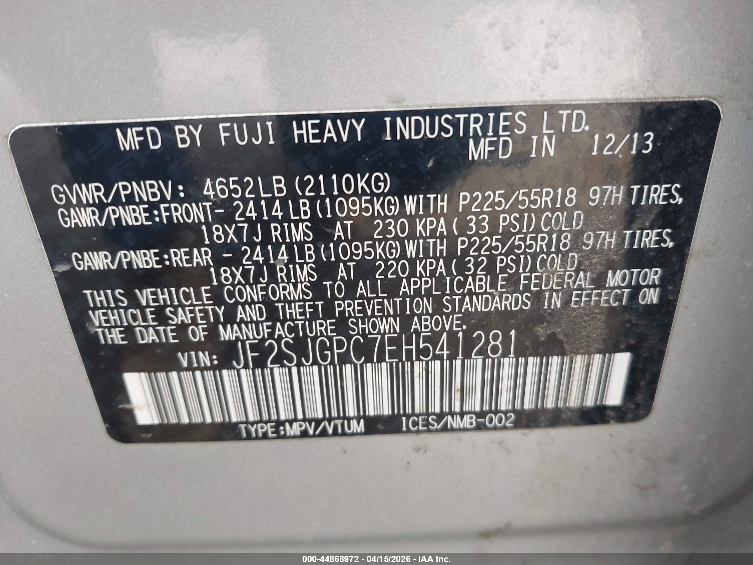 SUBARU FORESTER image 9