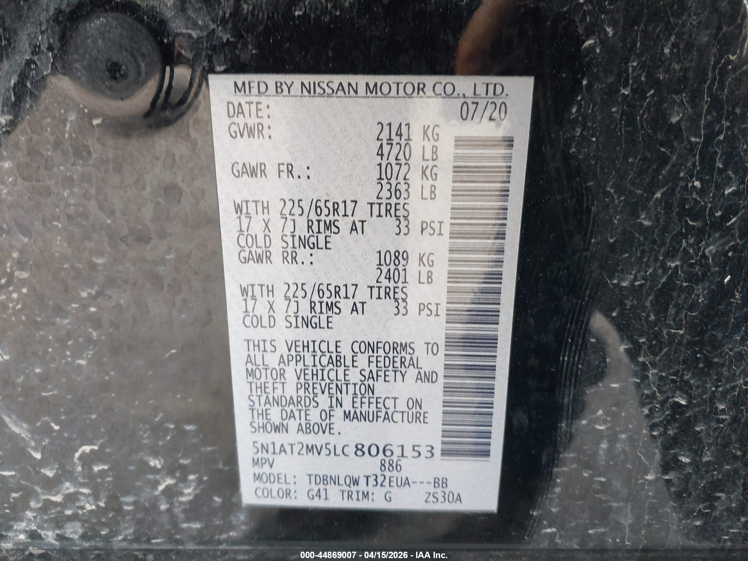 NISSAN ROGUE image 9