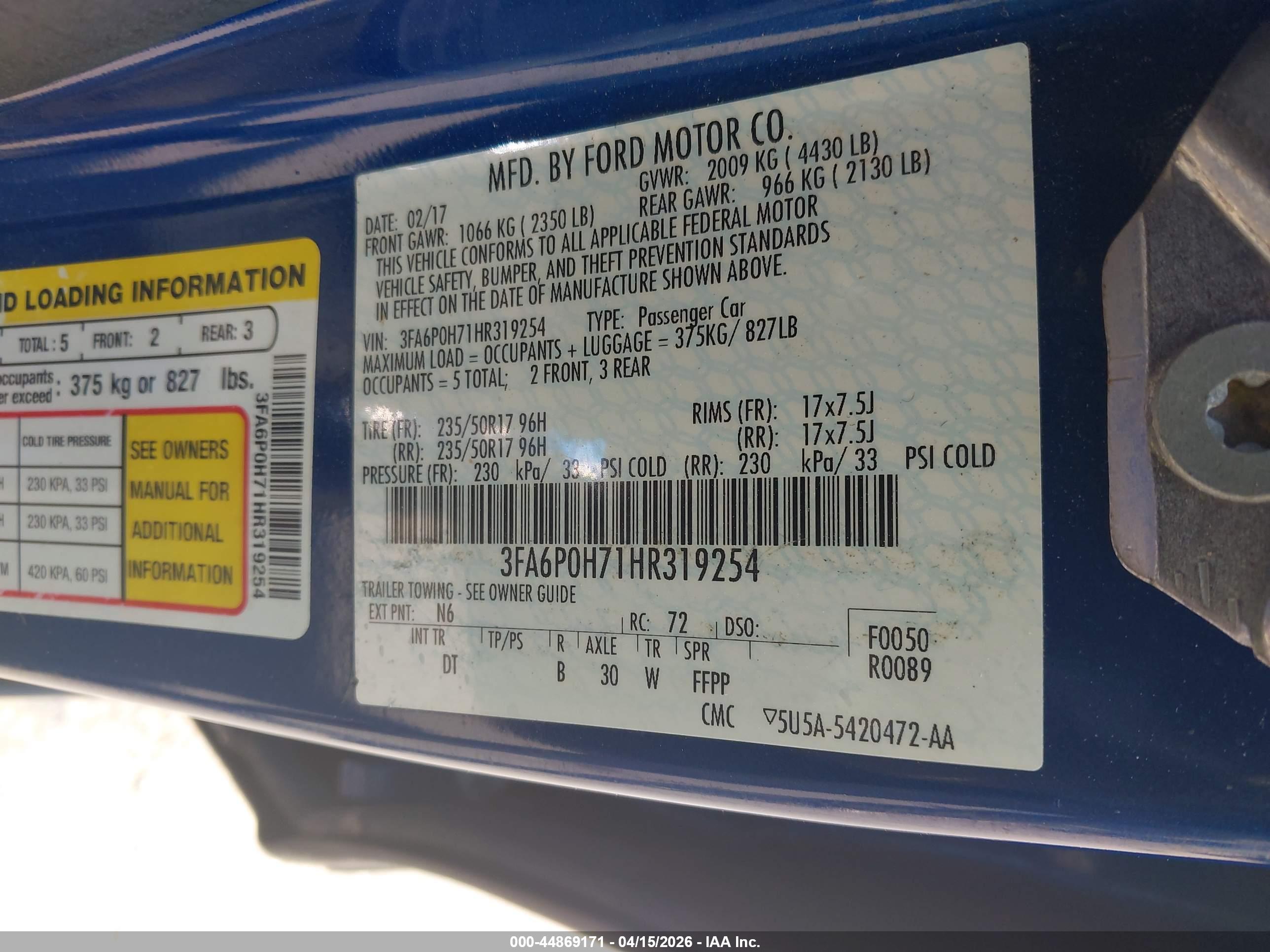 FORD FUSION image 9