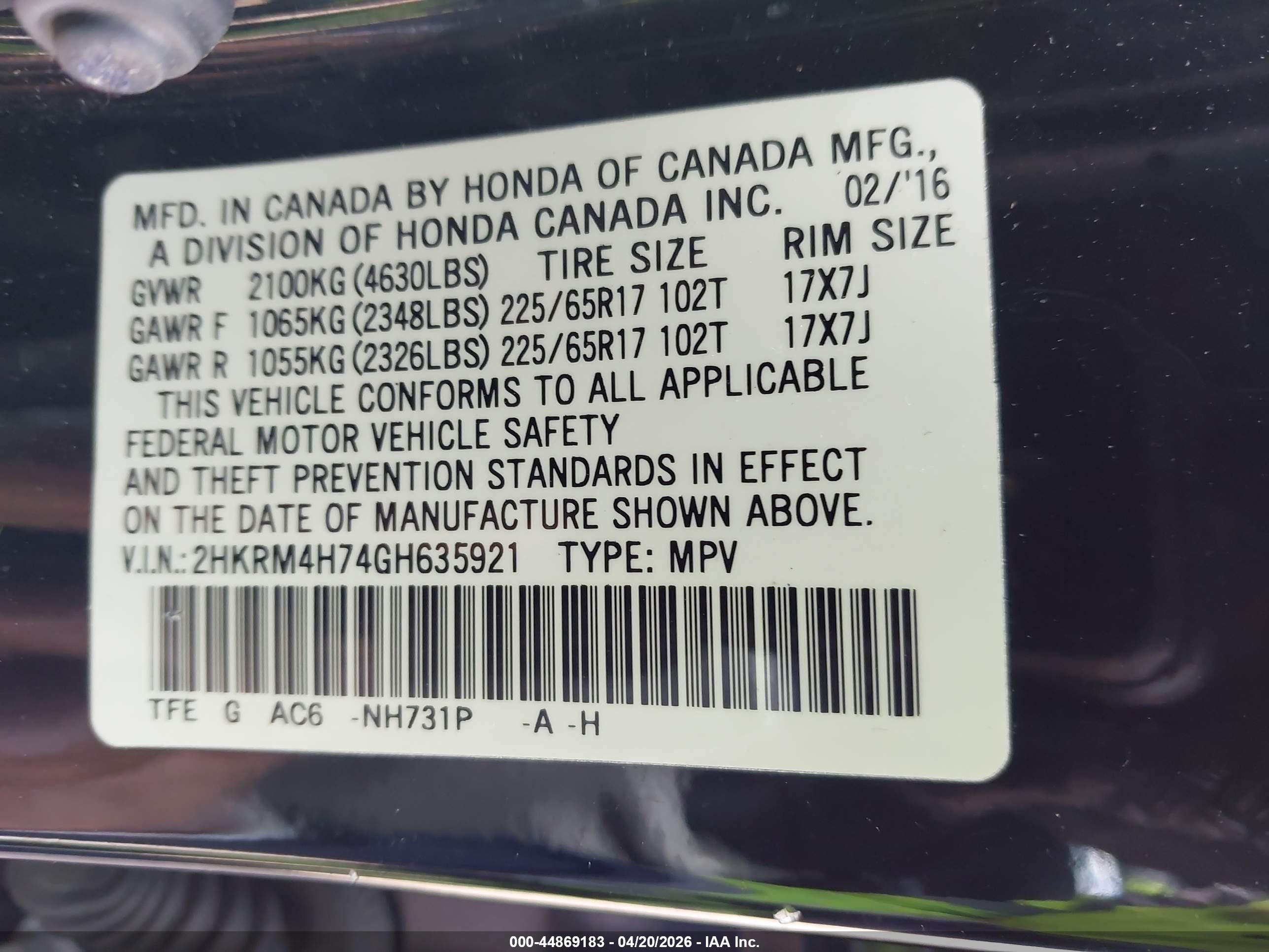 HONDA CR-V image 9