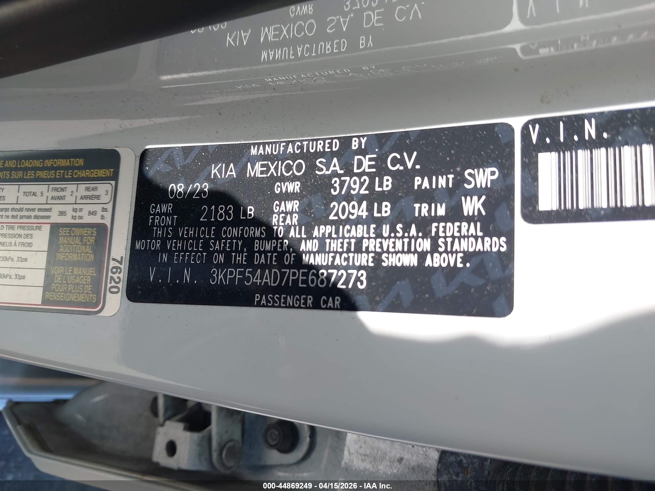 KIA FORTE image 9