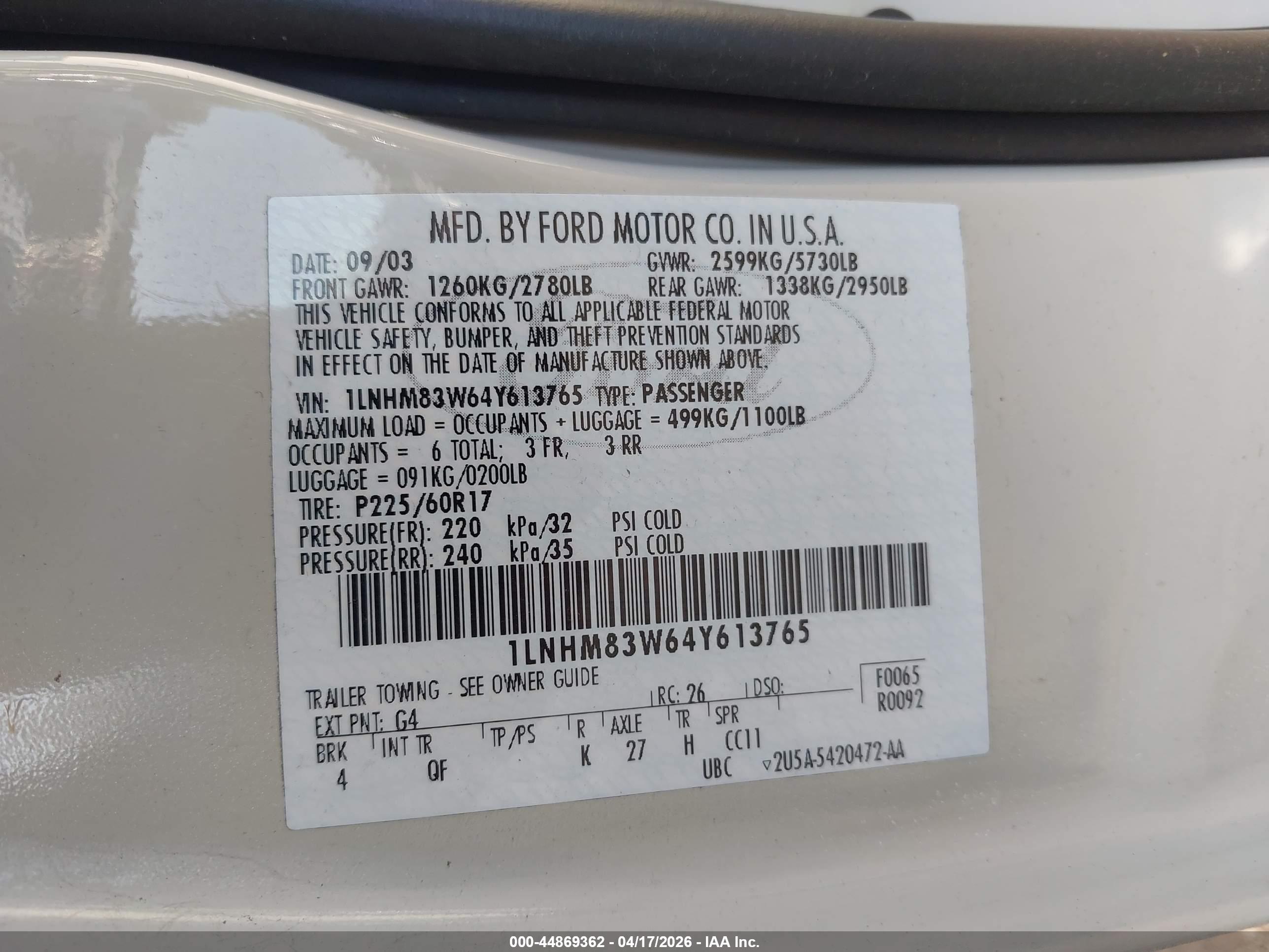 LINCOLN TOWN image 9