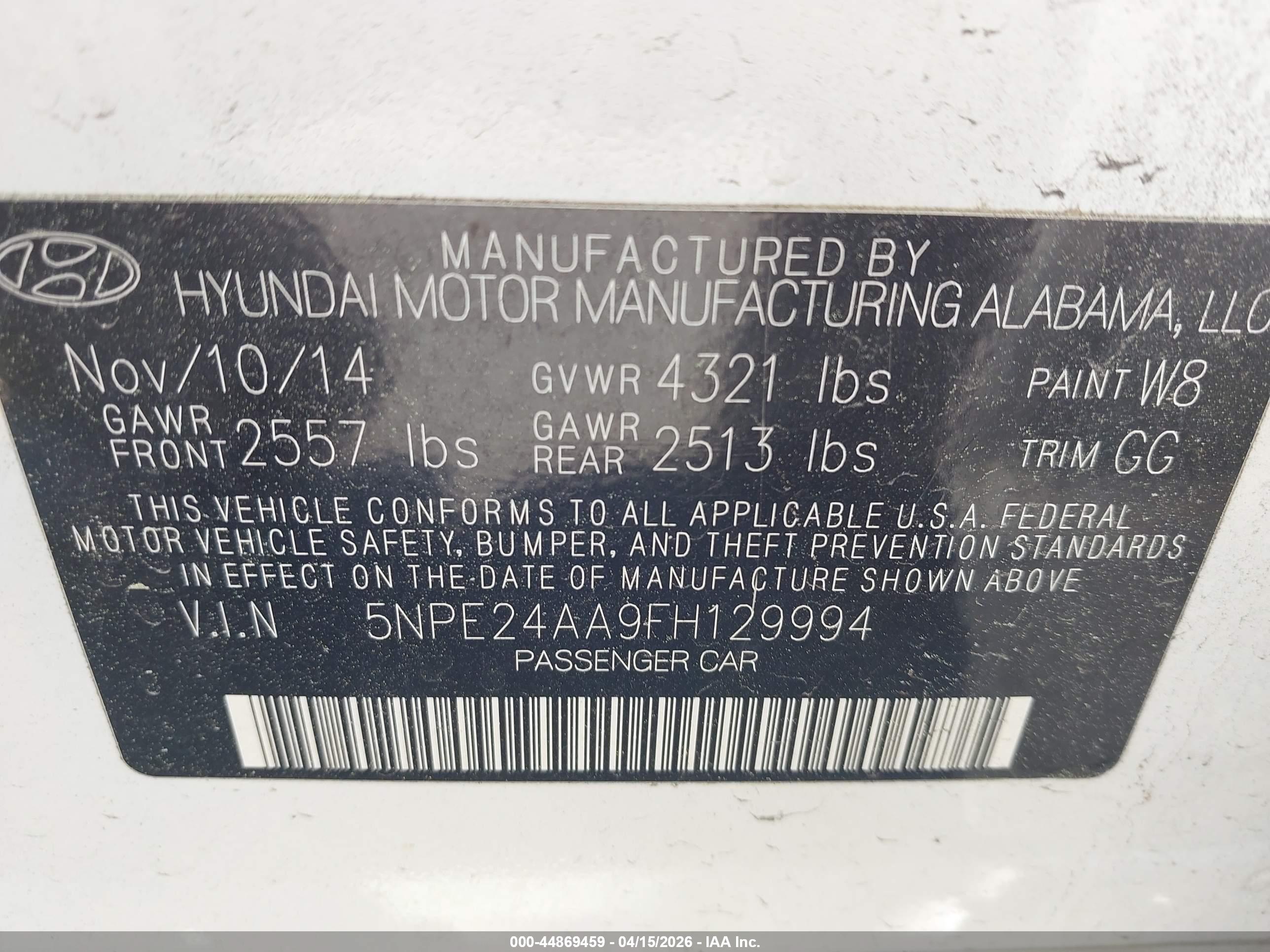 HYUNDAI SONATA image 9