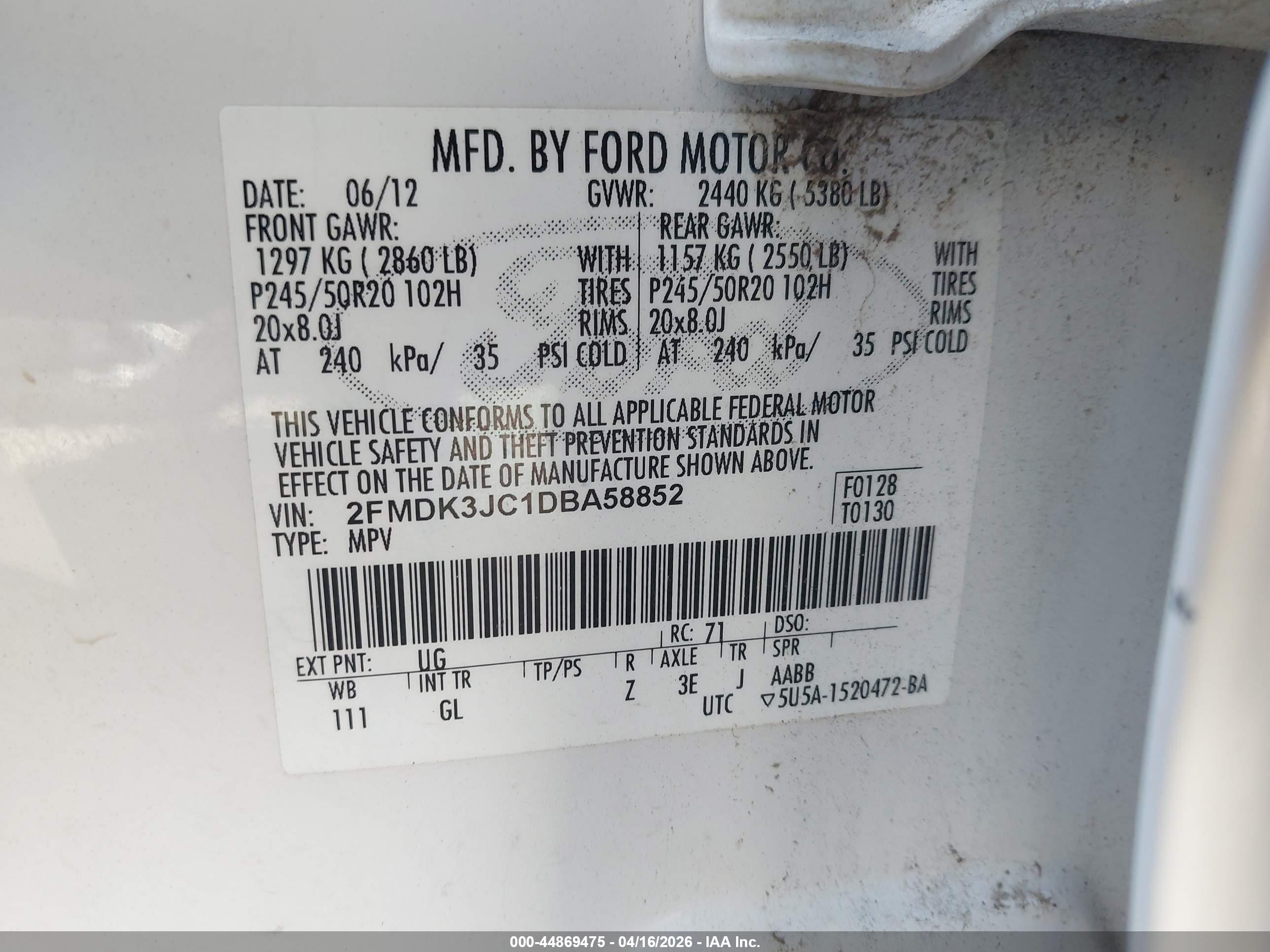 FORD EDGE image 9