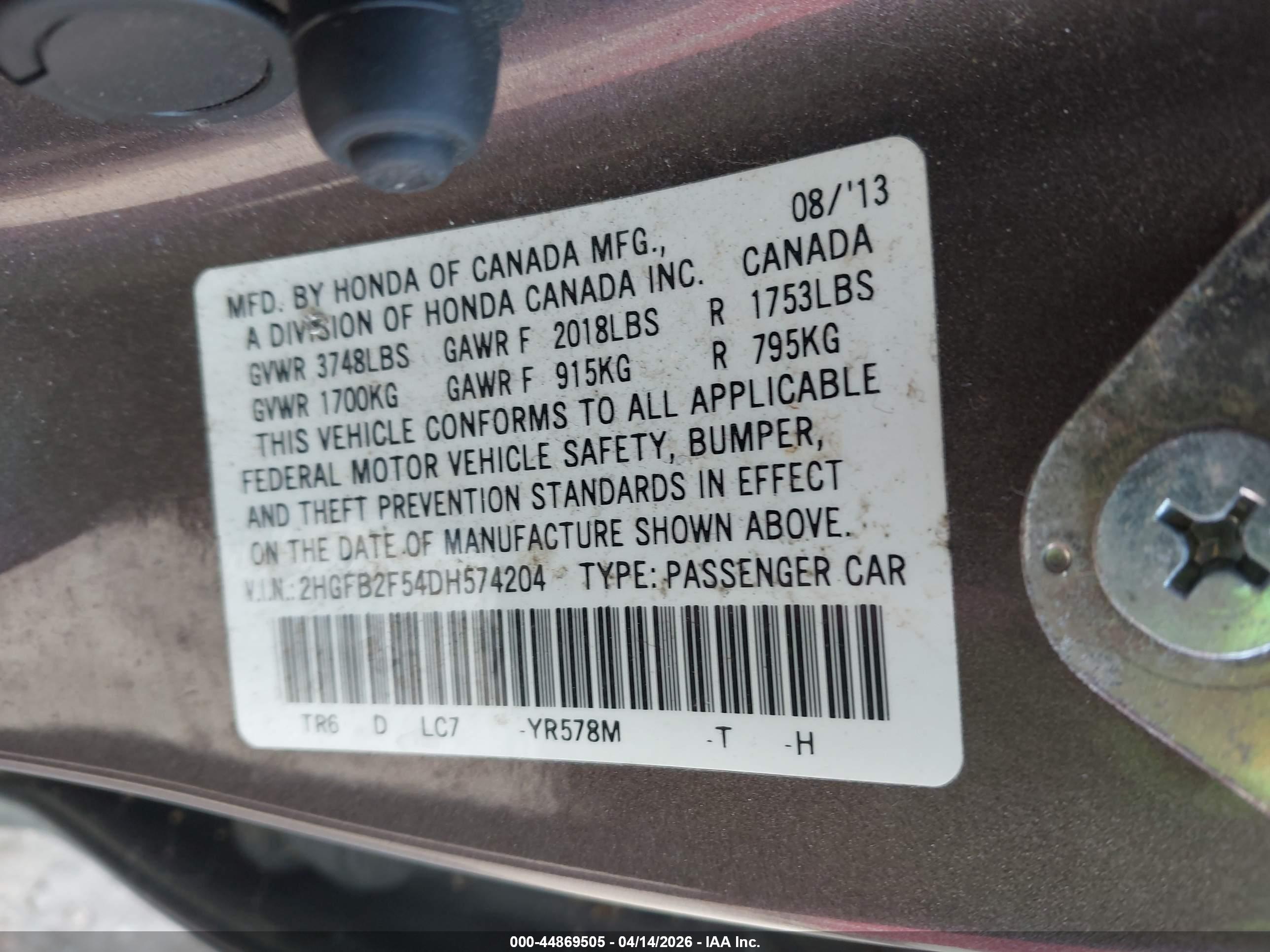 HONDA CIVIC image 9