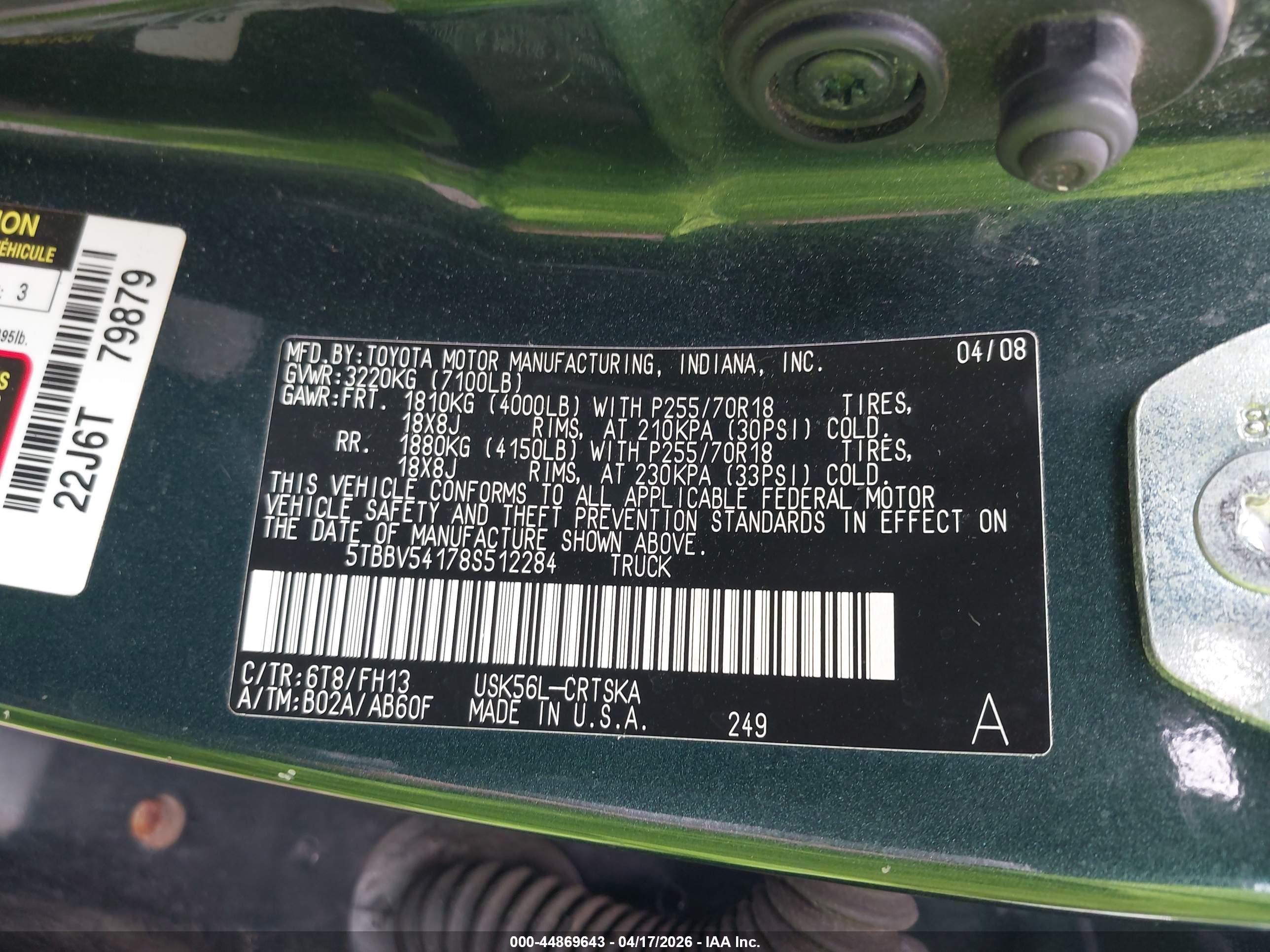 TOYOTA TUNDRA image 9