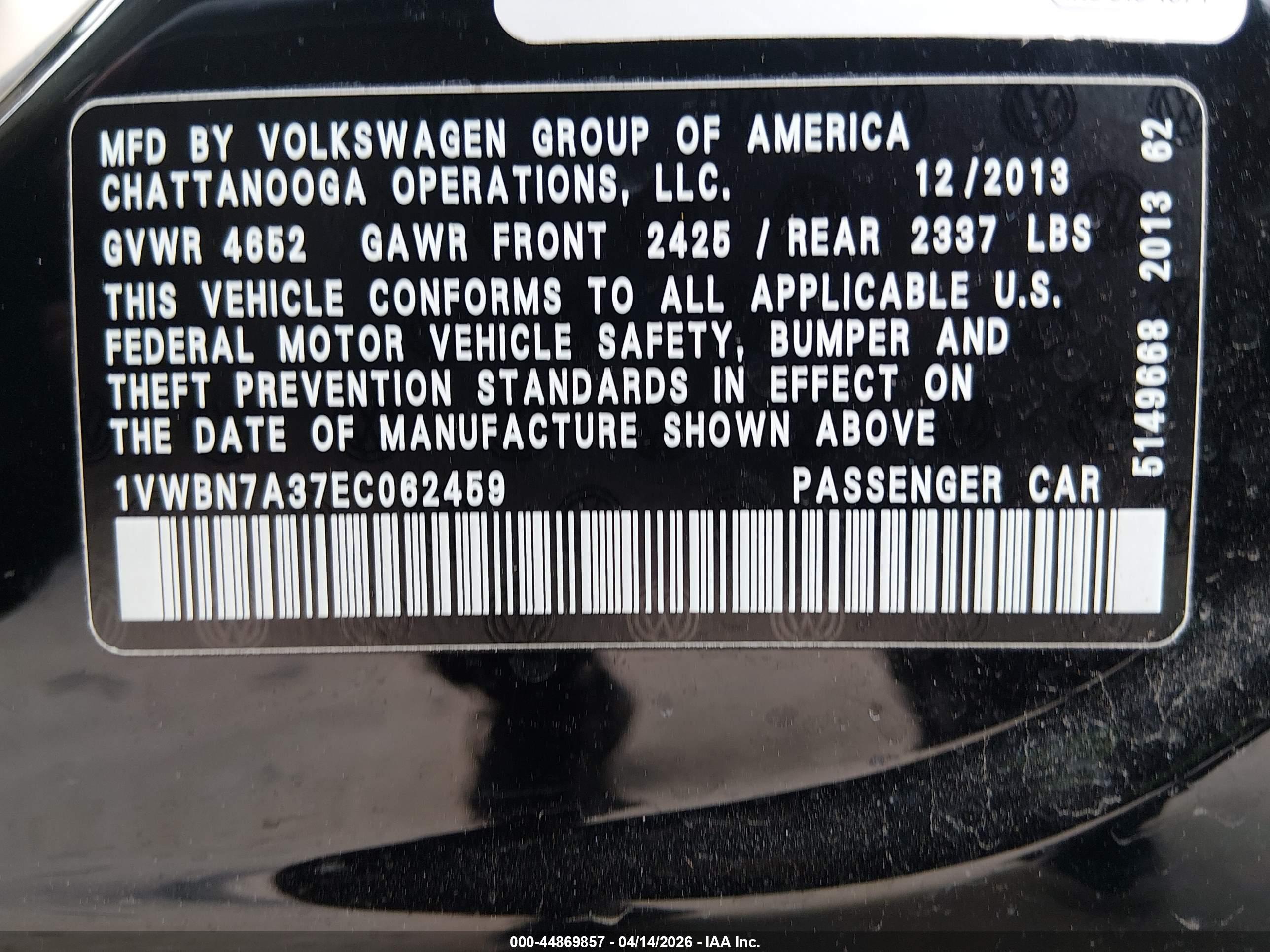 VOLKSWAGEN PASSAT image 9