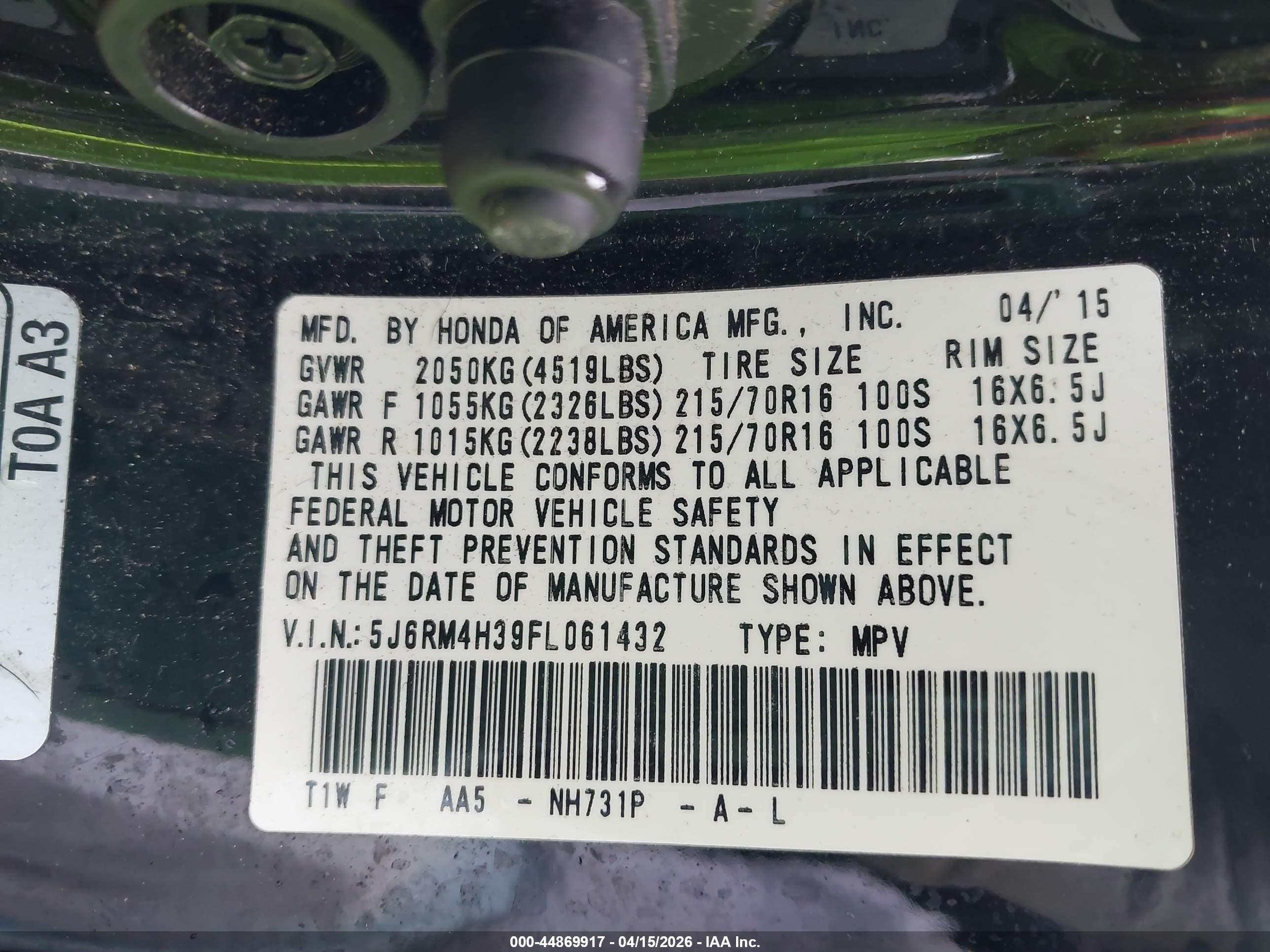 HONDA CR-V image 9