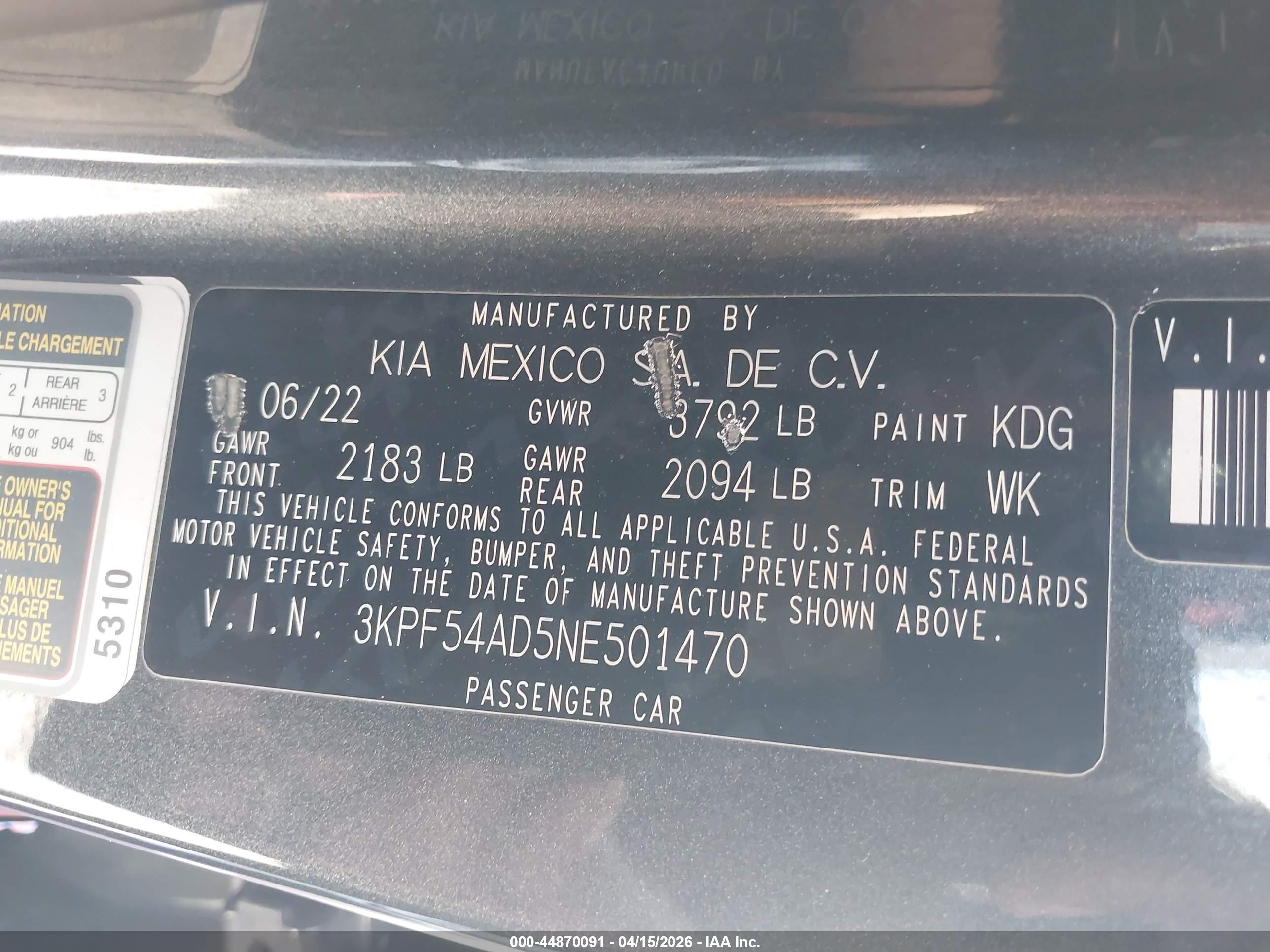 KIA FORTE image 9