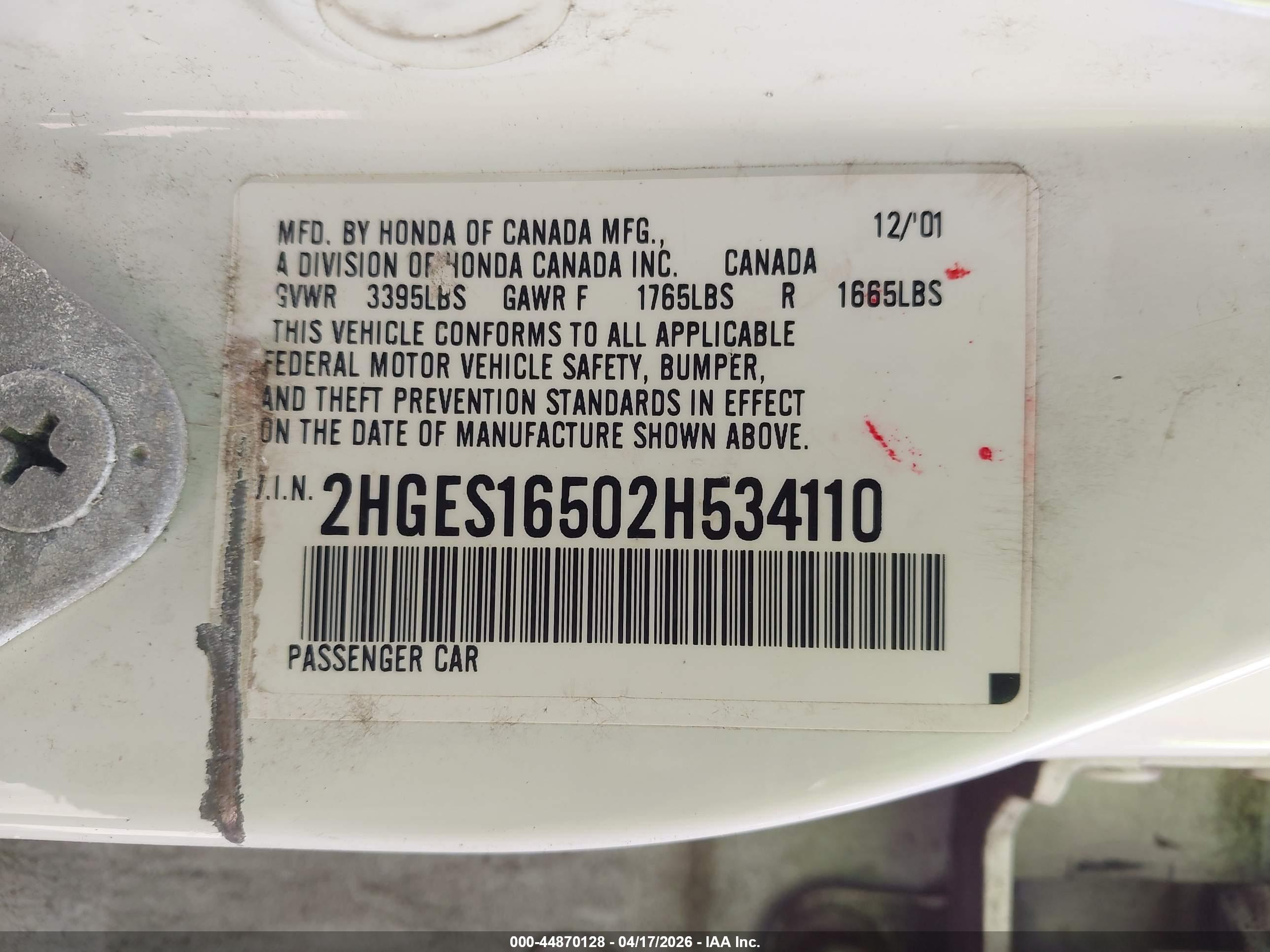 HONDA CIVIC image 9