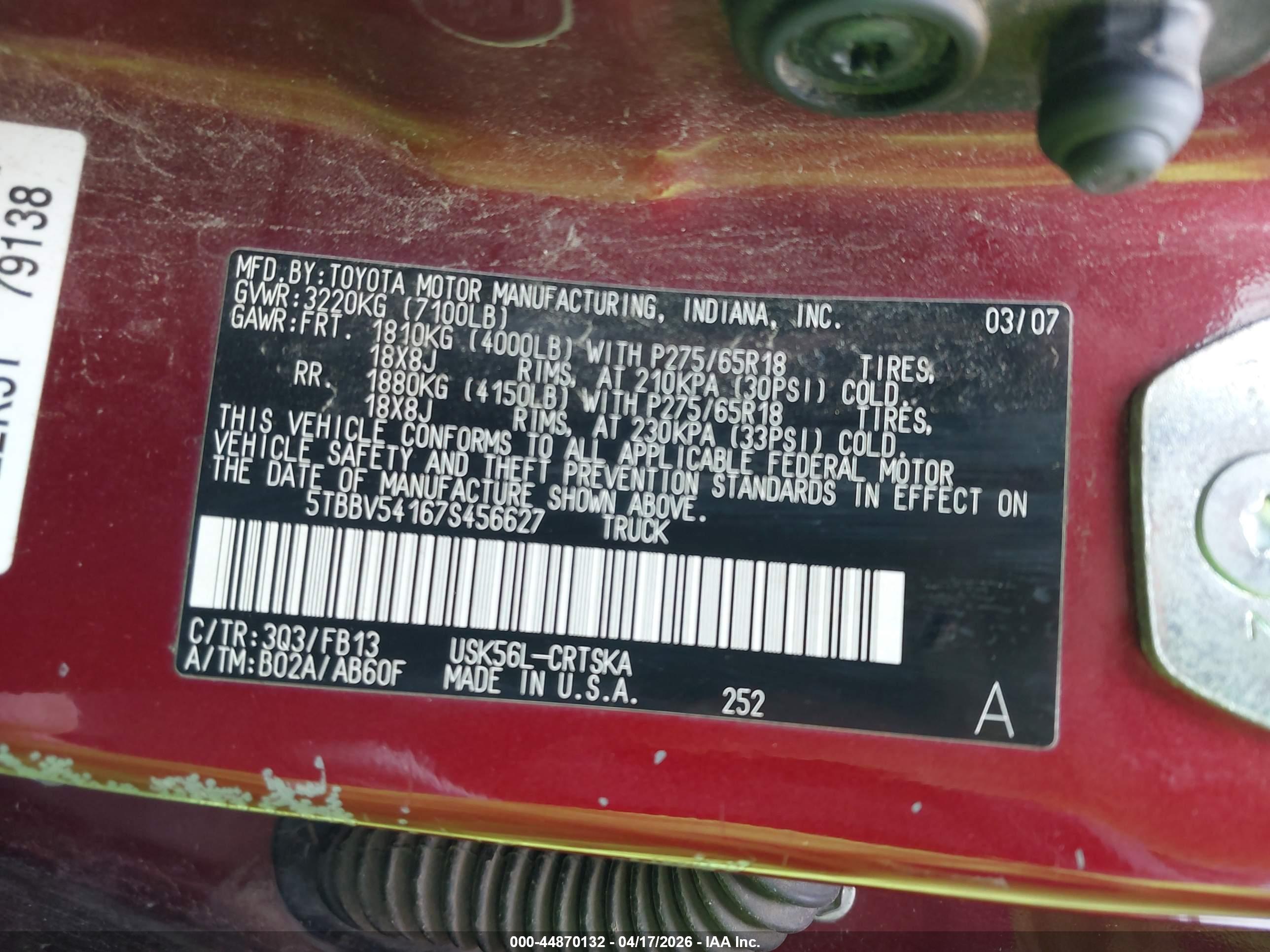 TOYOTA TUNDRA image 9