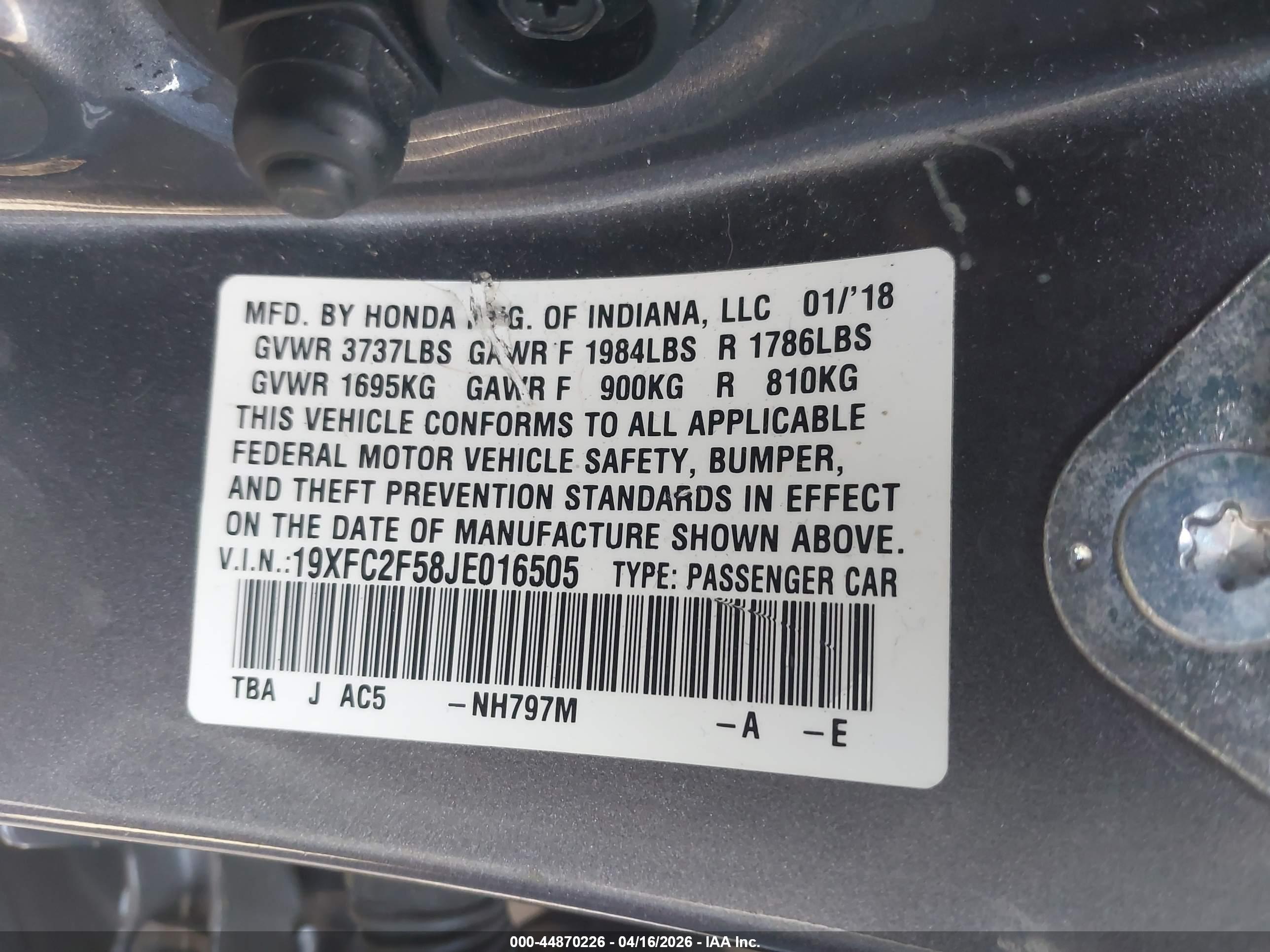 HONDA CIVIC image 9