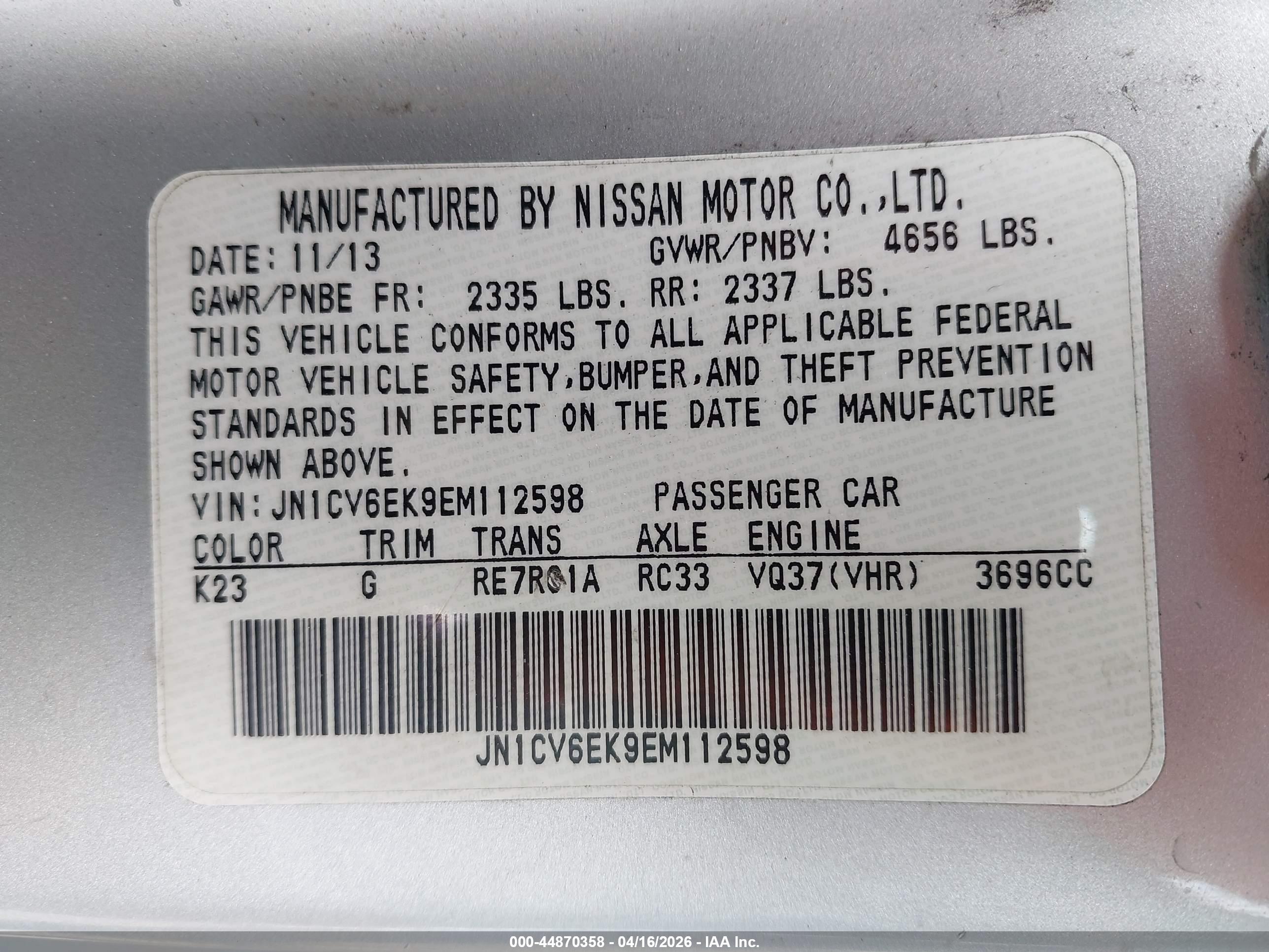 INFINITI Q60 image 9