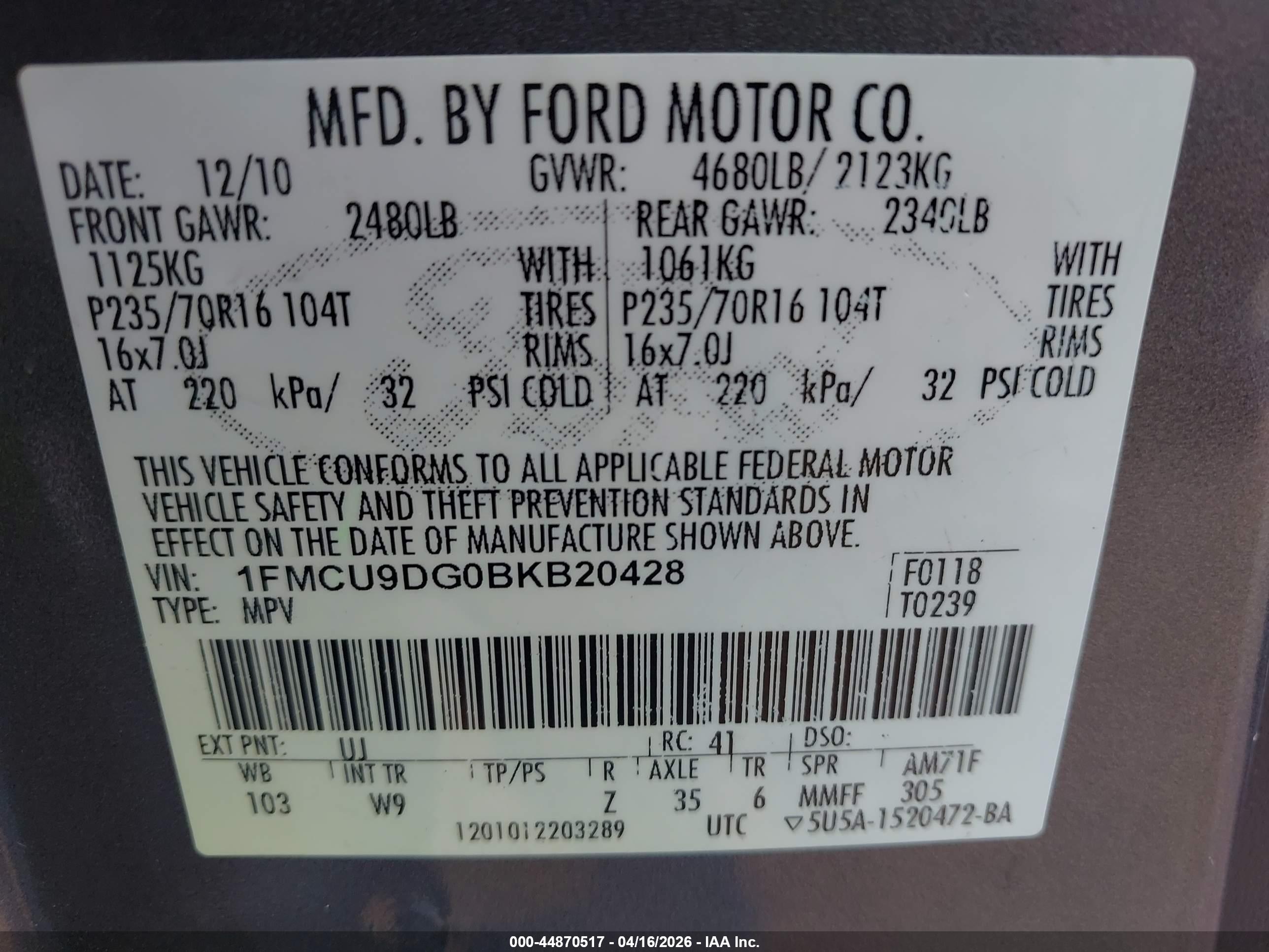 FORD ESCAPE image 9