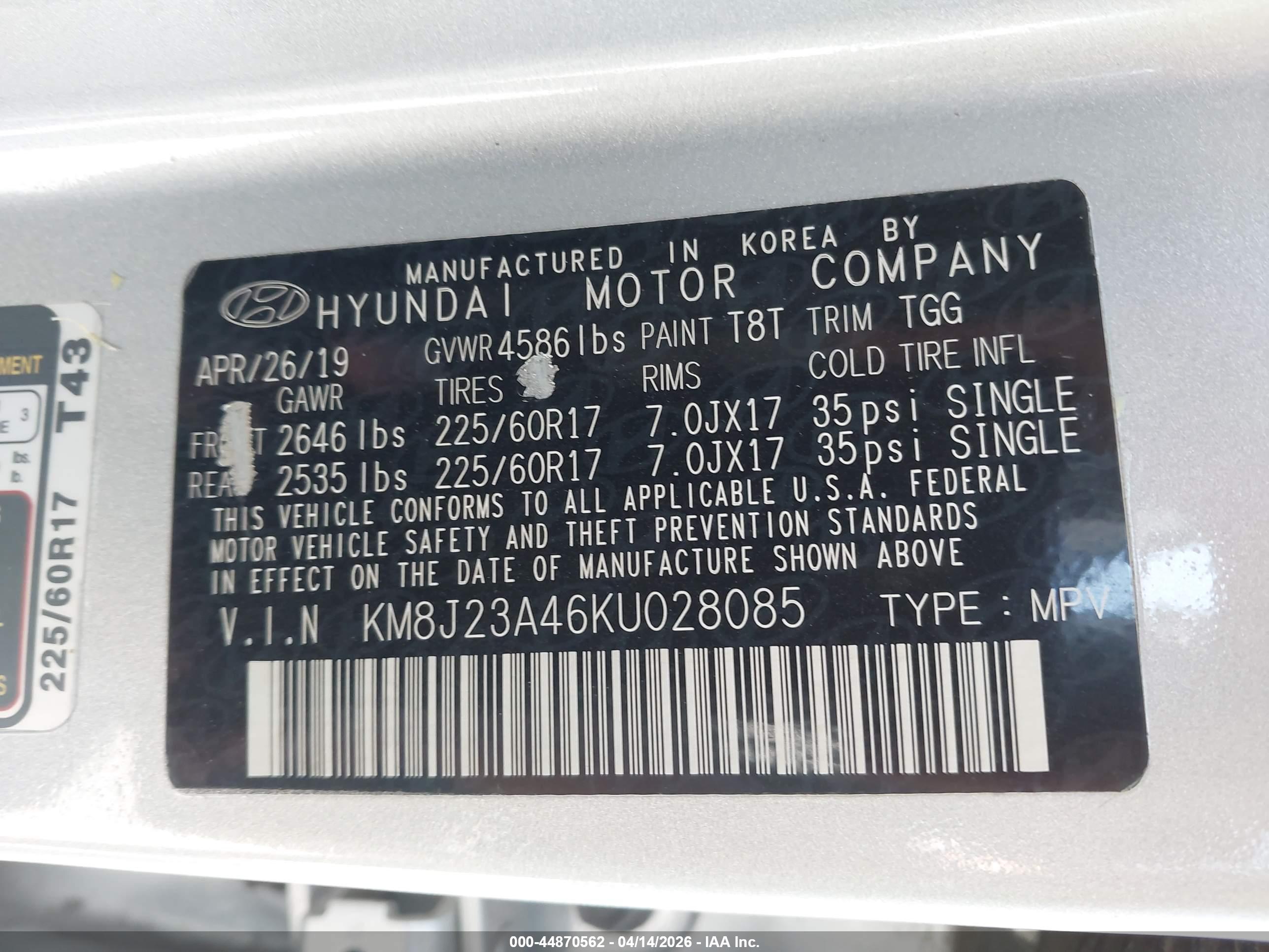HYUNDAI TUCSON image 9
