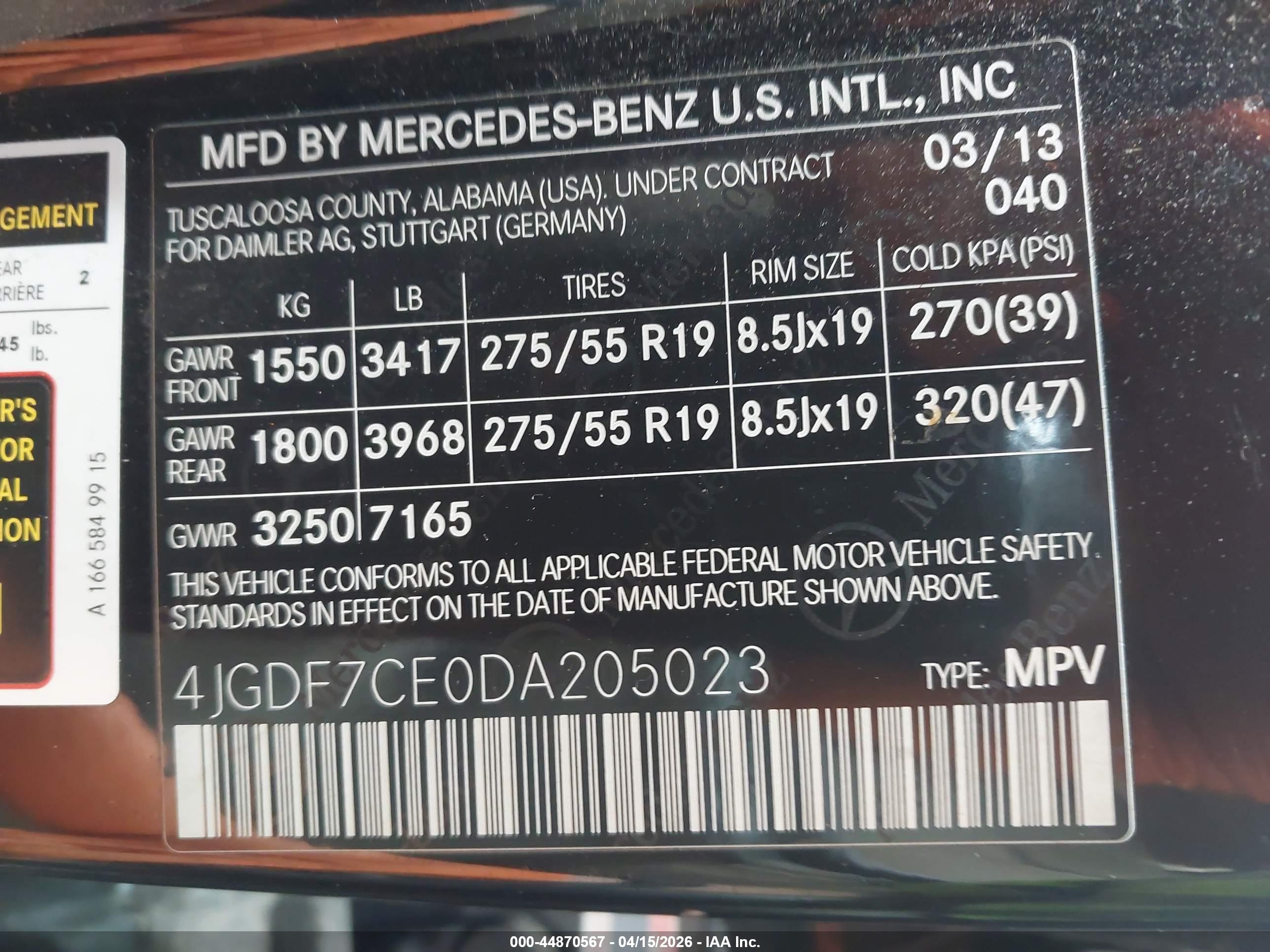 MERCEDES-BENZ GL image 9