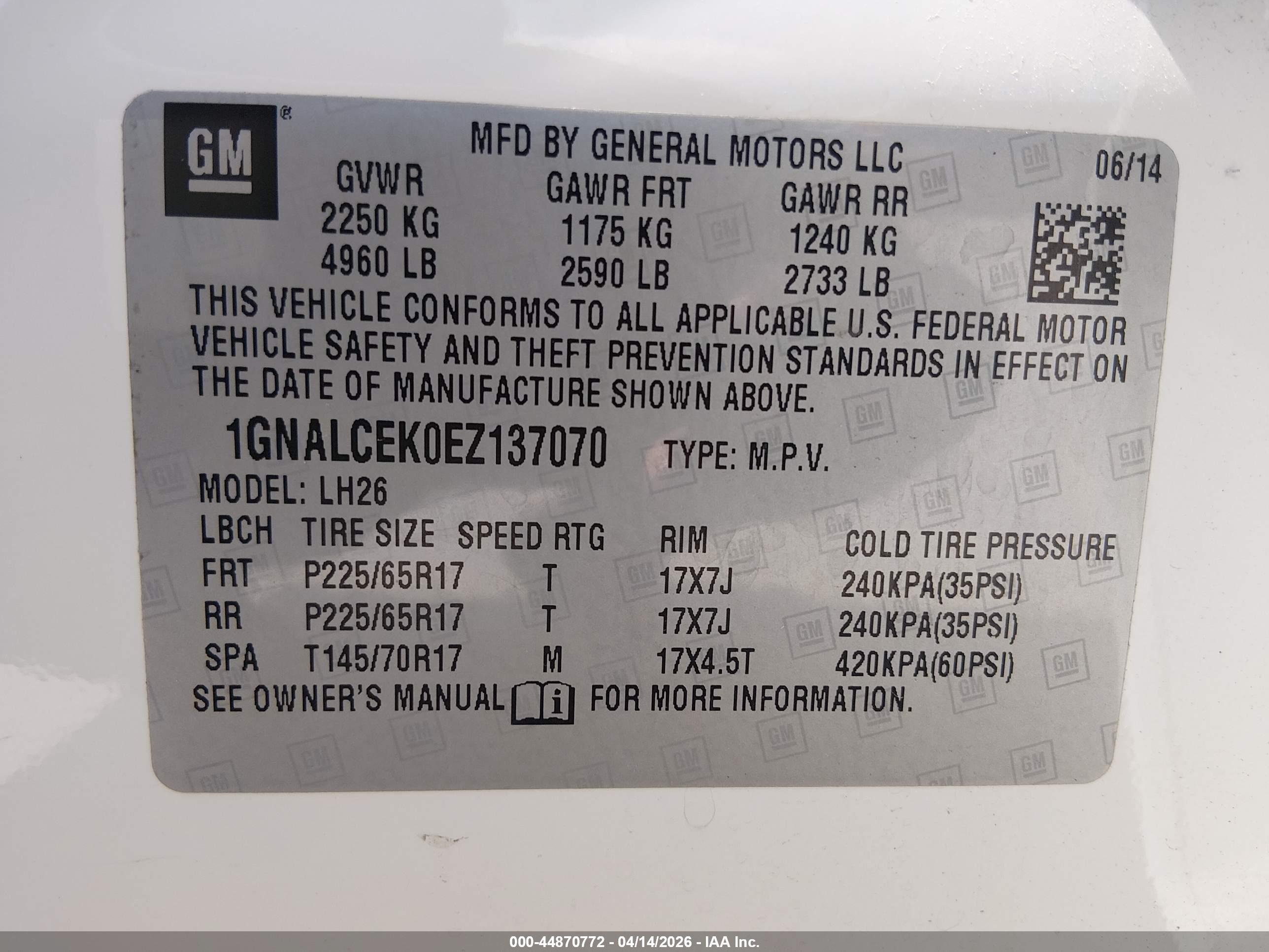 CHEVROLET EQUINOX image 9