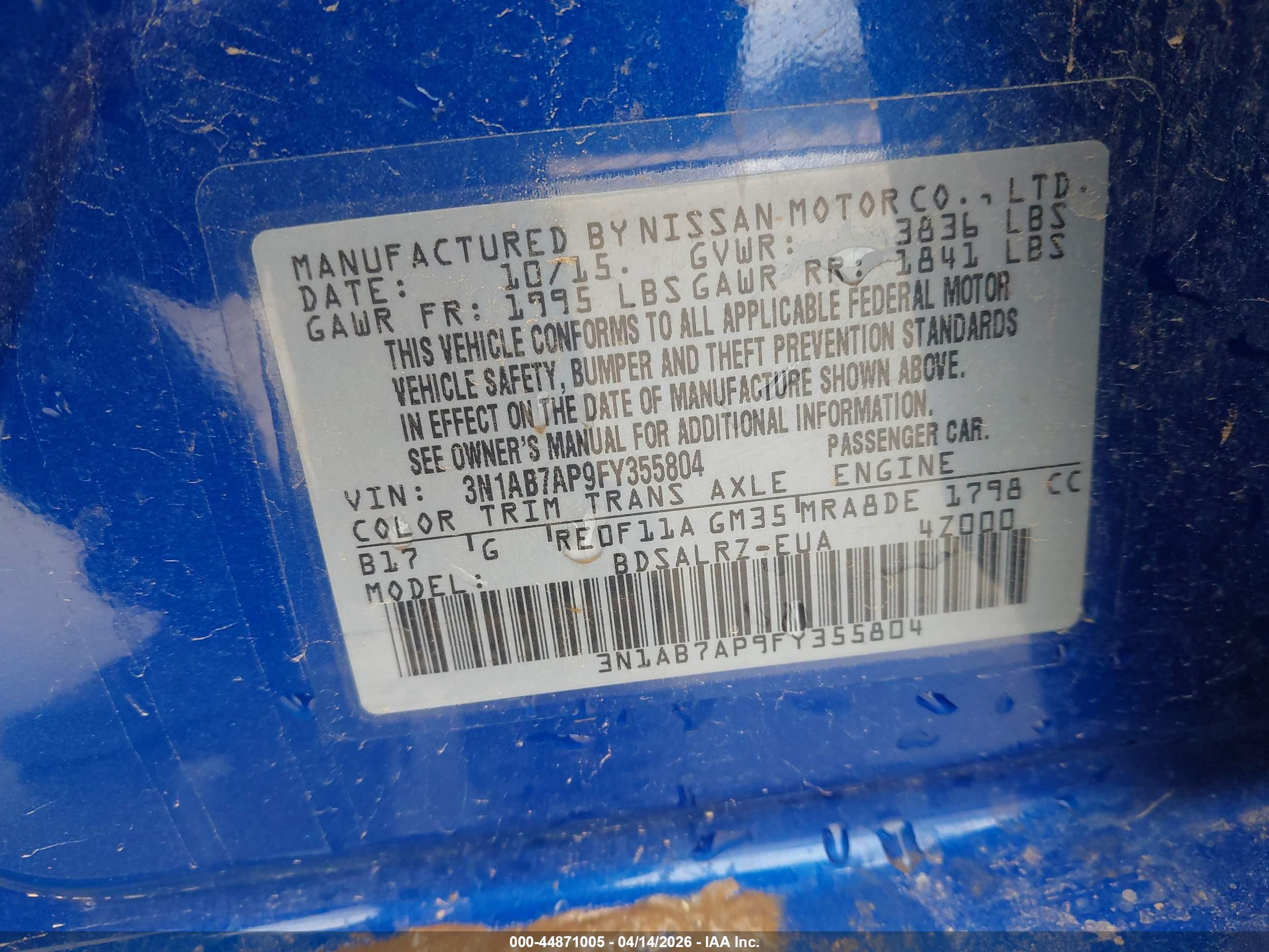 NISSAN SENTRA image 9