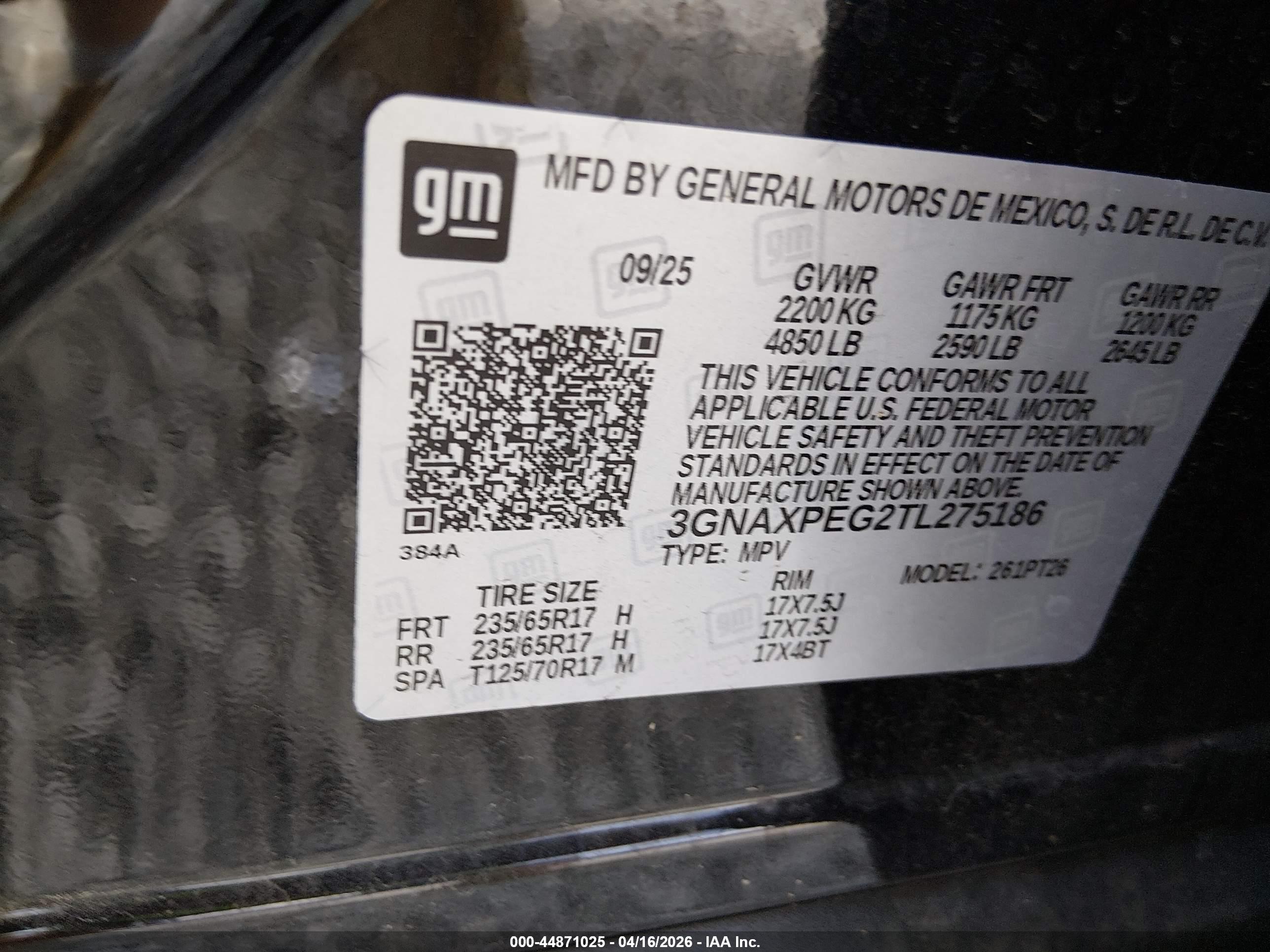 CHEVROLET EQUINOX image 9