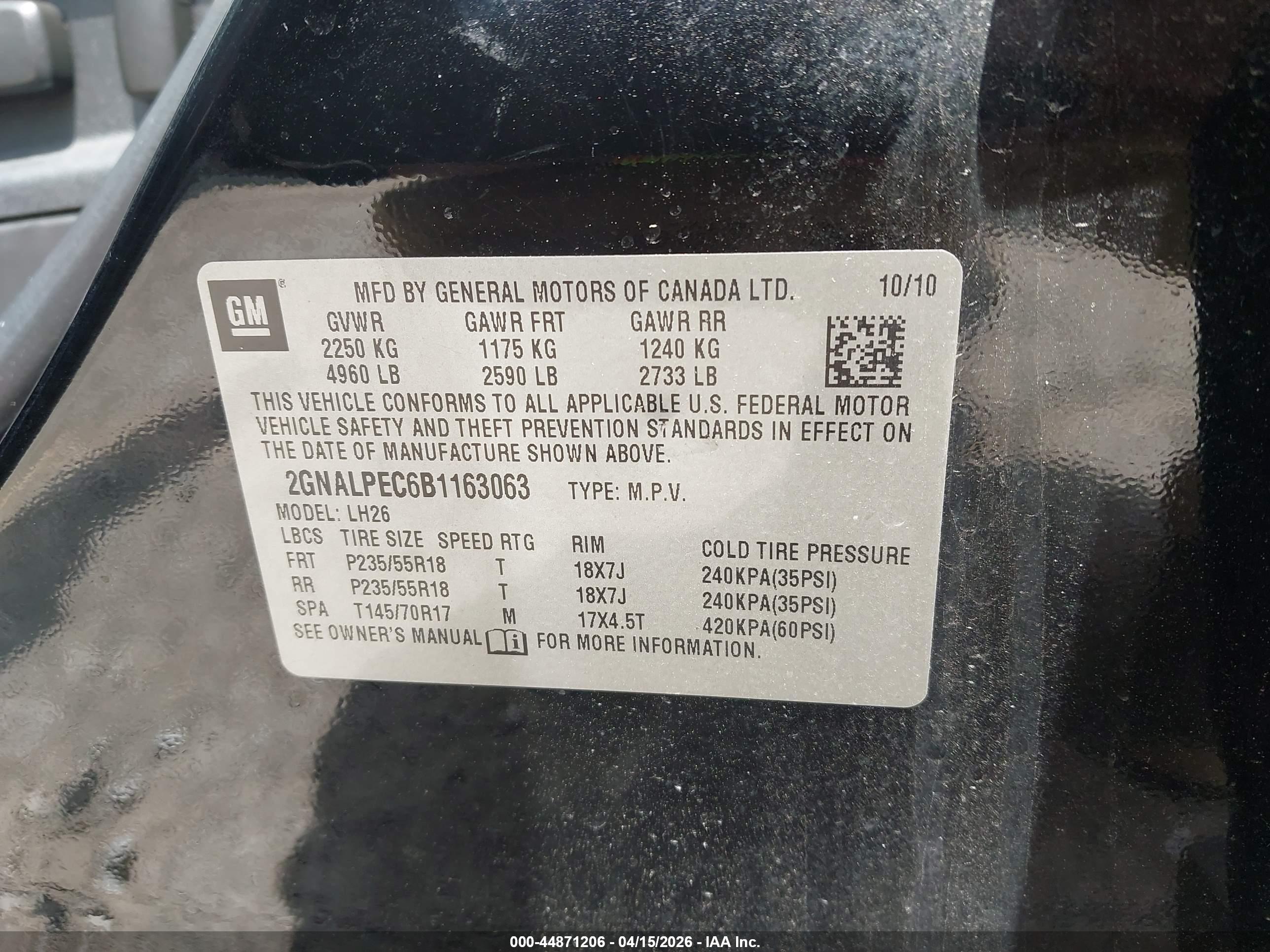 CHEVROLET EQUINOX image 9