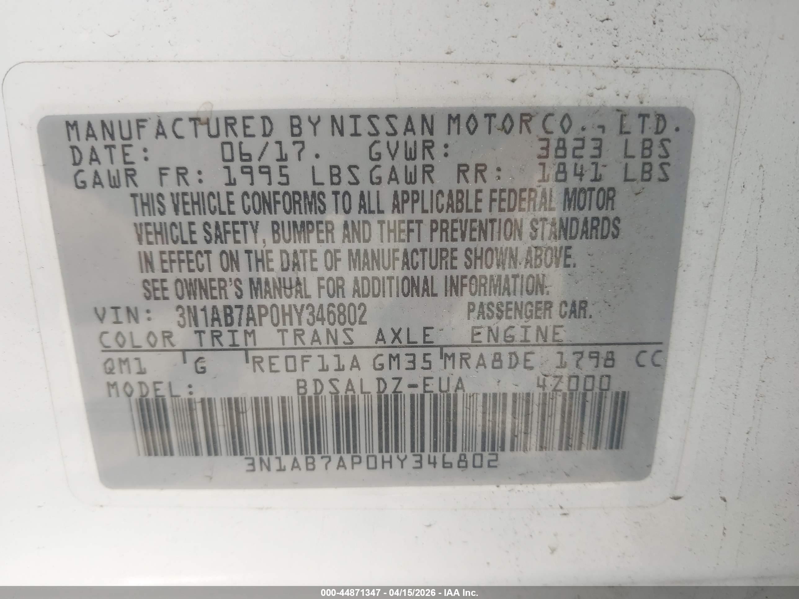 NISSAN SENTRA image 9