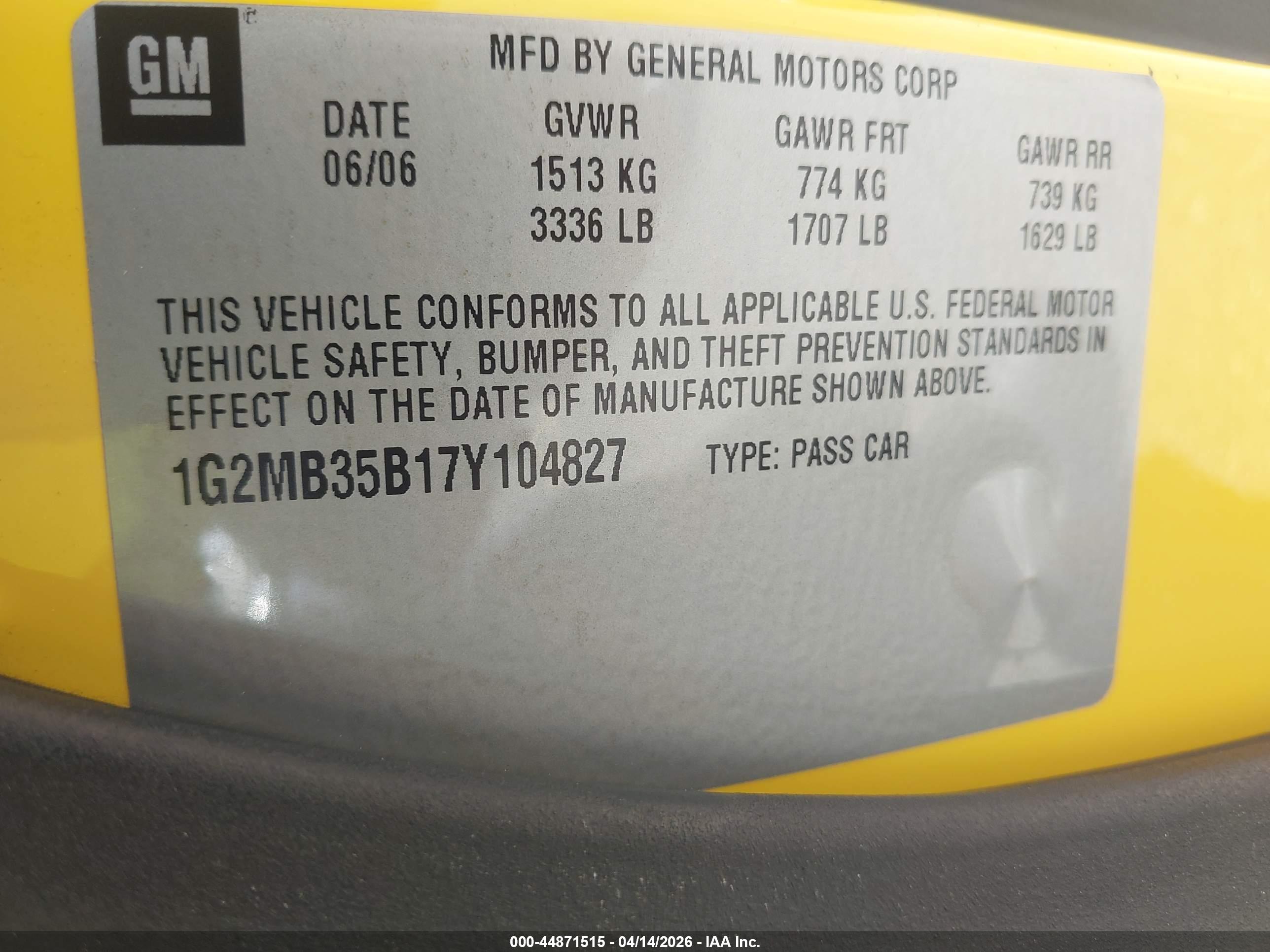 PONTIAC SOLSTICE image 9