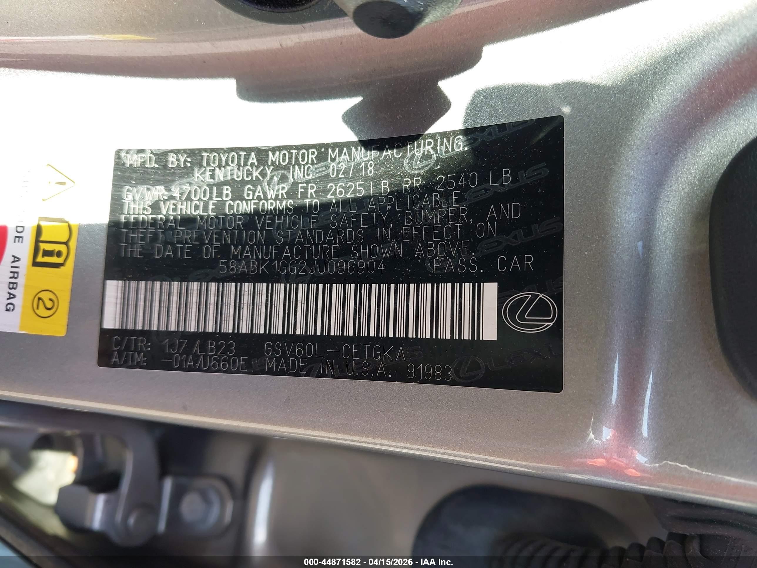 LEXUS ES image 9