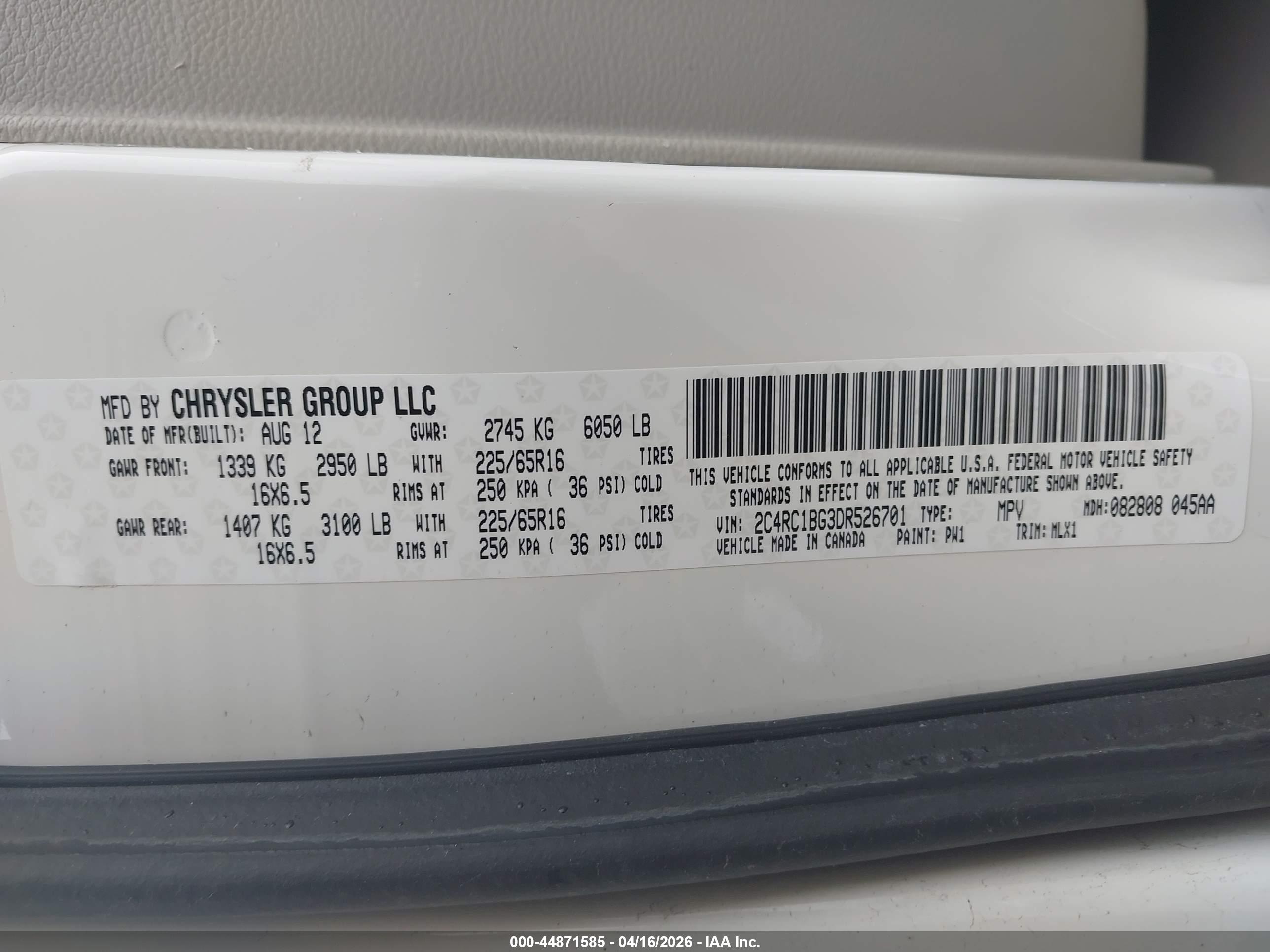 CHRYSLER TOWN image 9