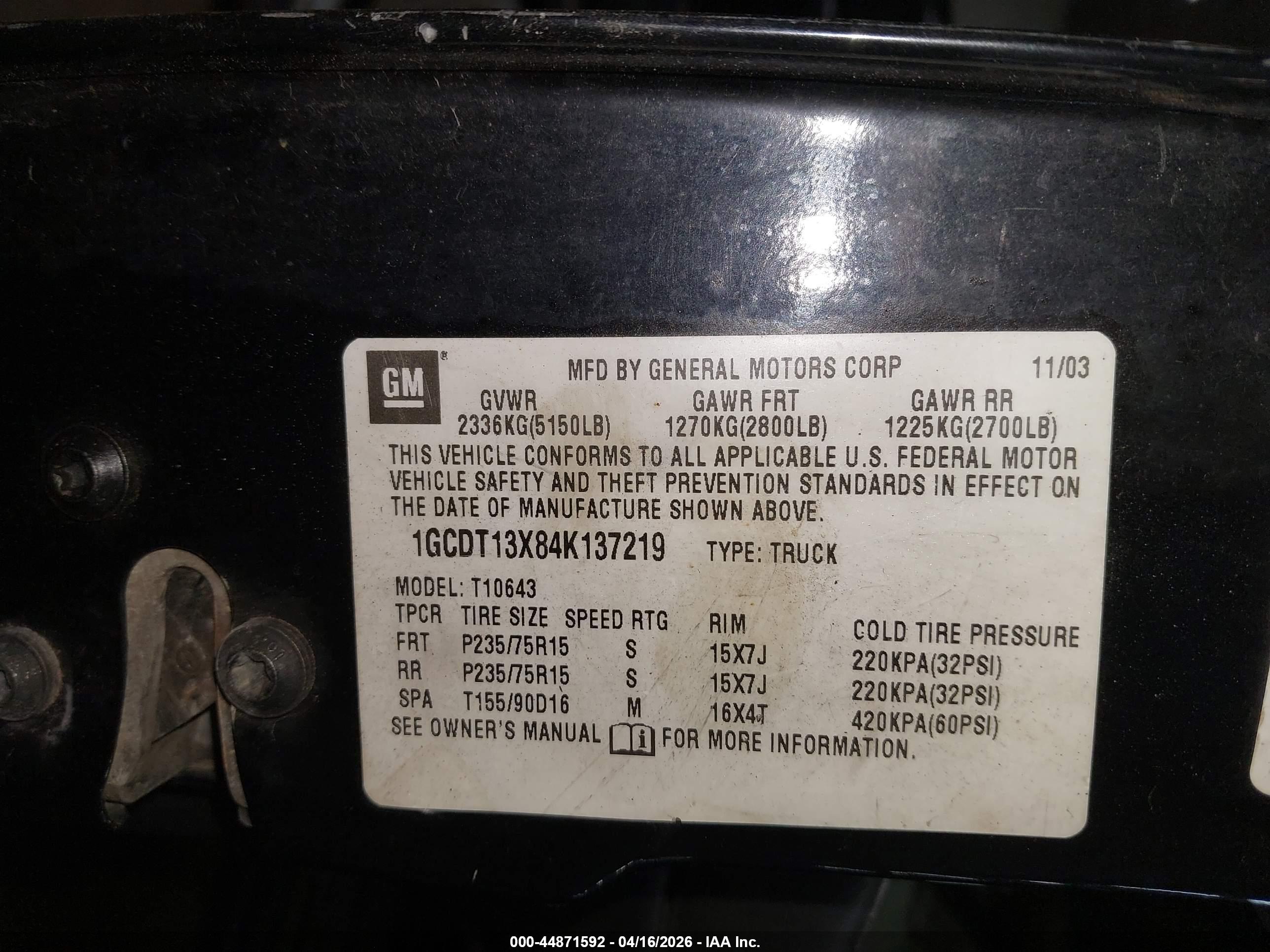 CHEVROLET S-10 image 9