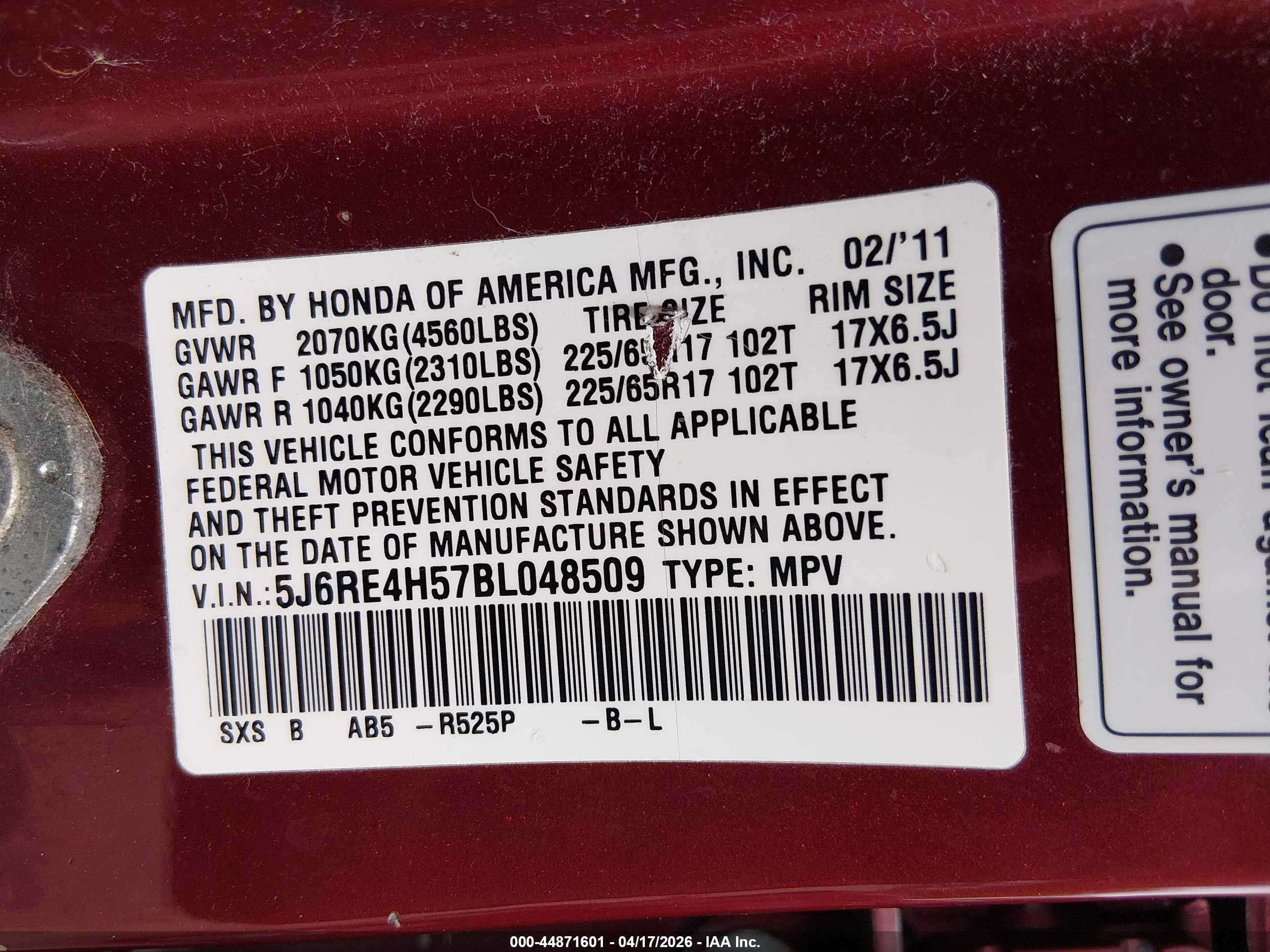 HONDA CR-V image 9
