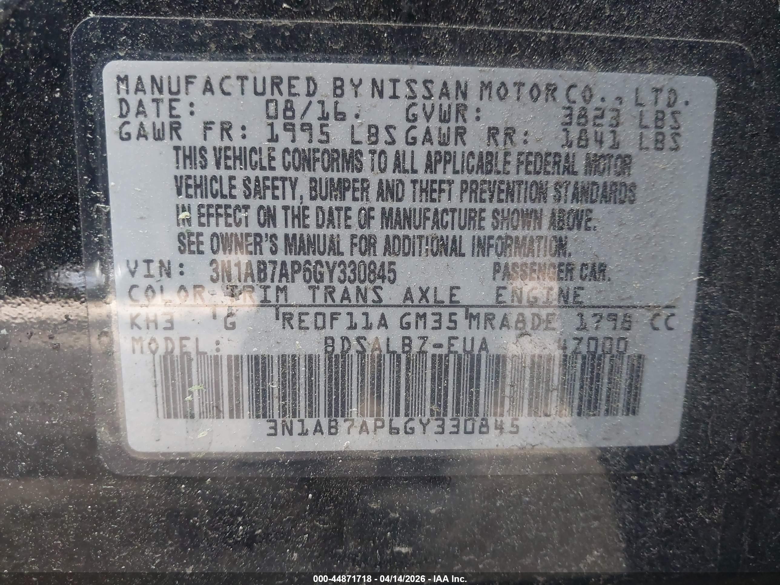 NISSAN SENTRA image 9