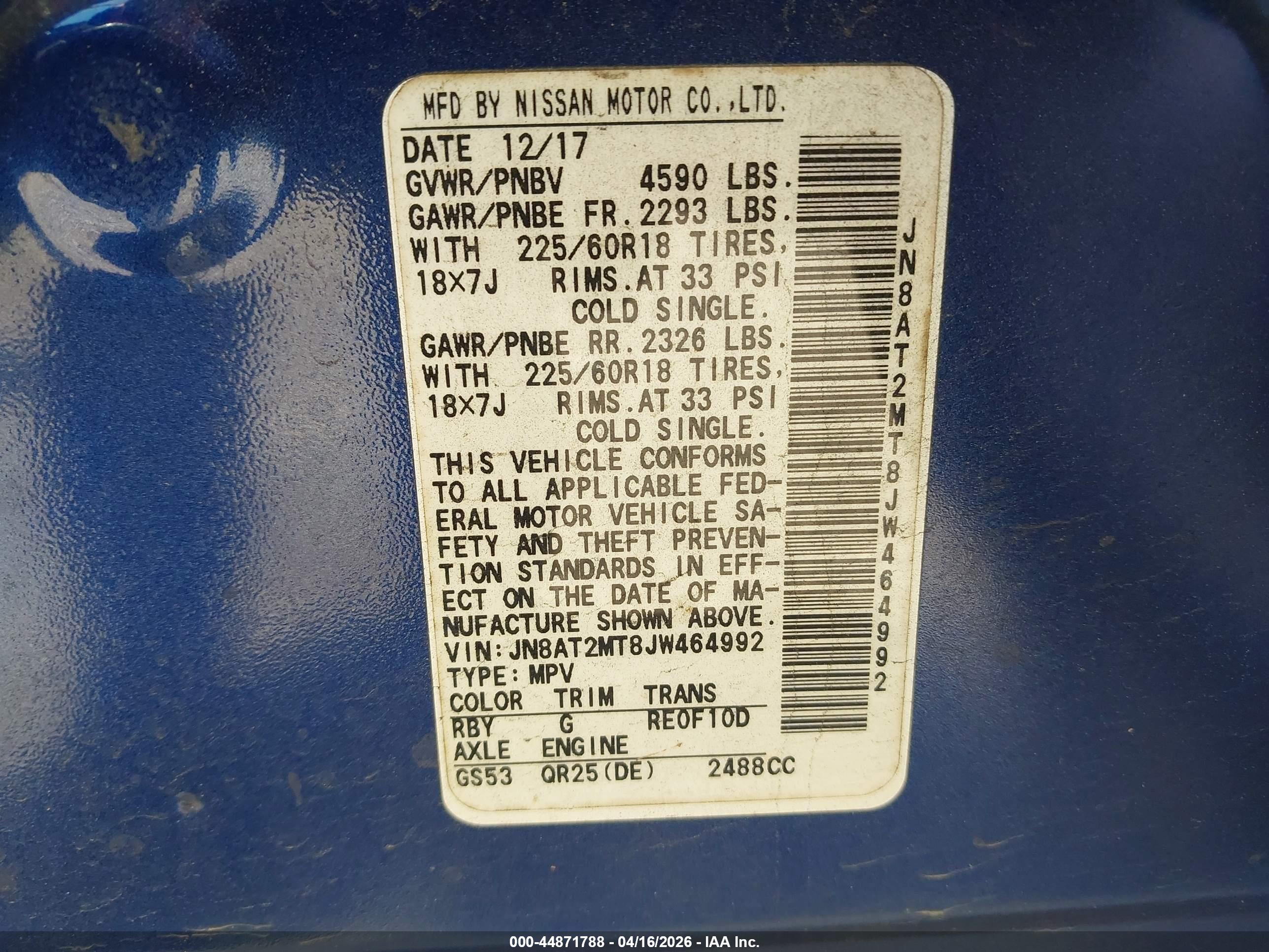 NISSAN ROGUE image 9