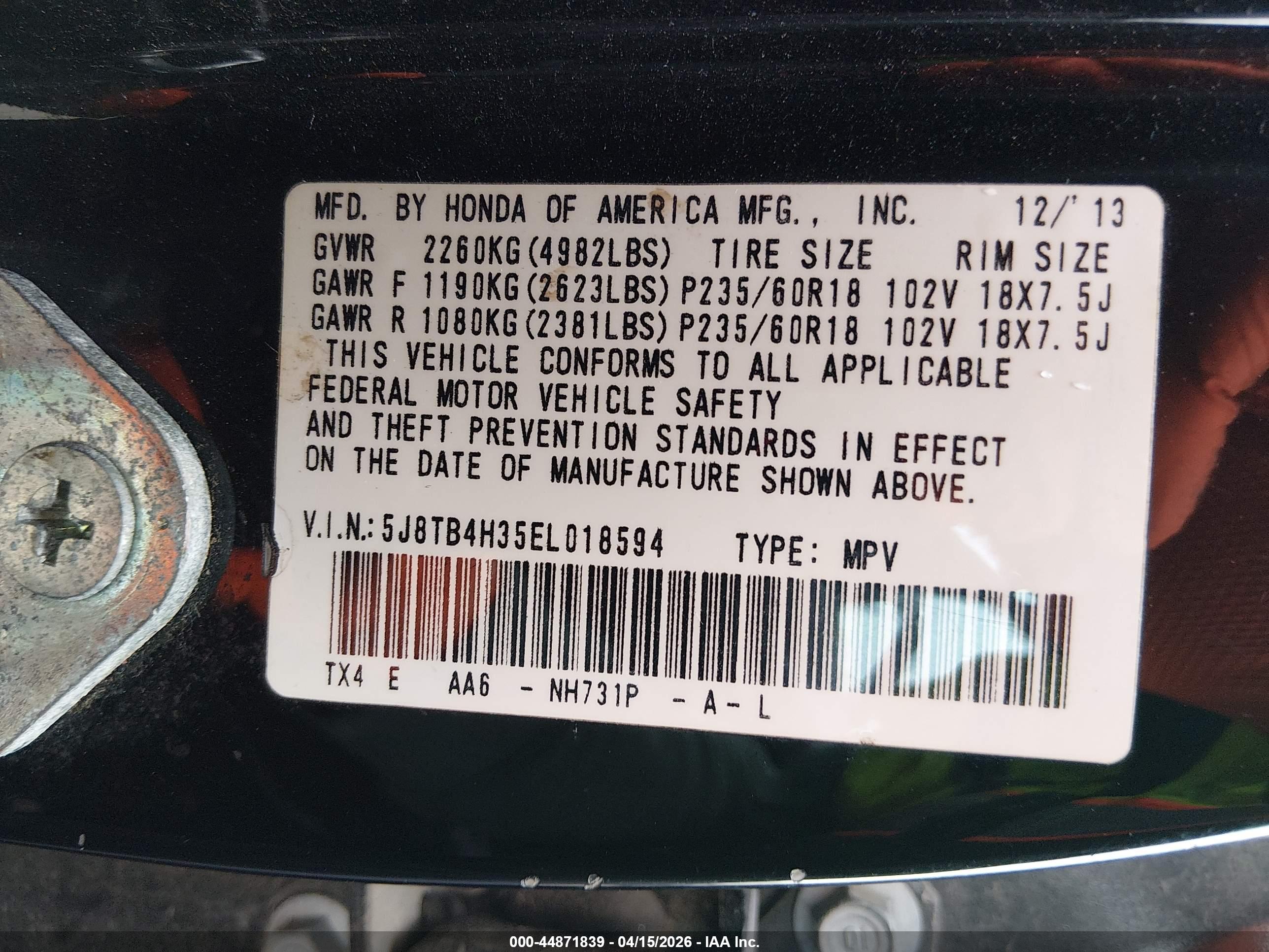ACURA RDX image 9