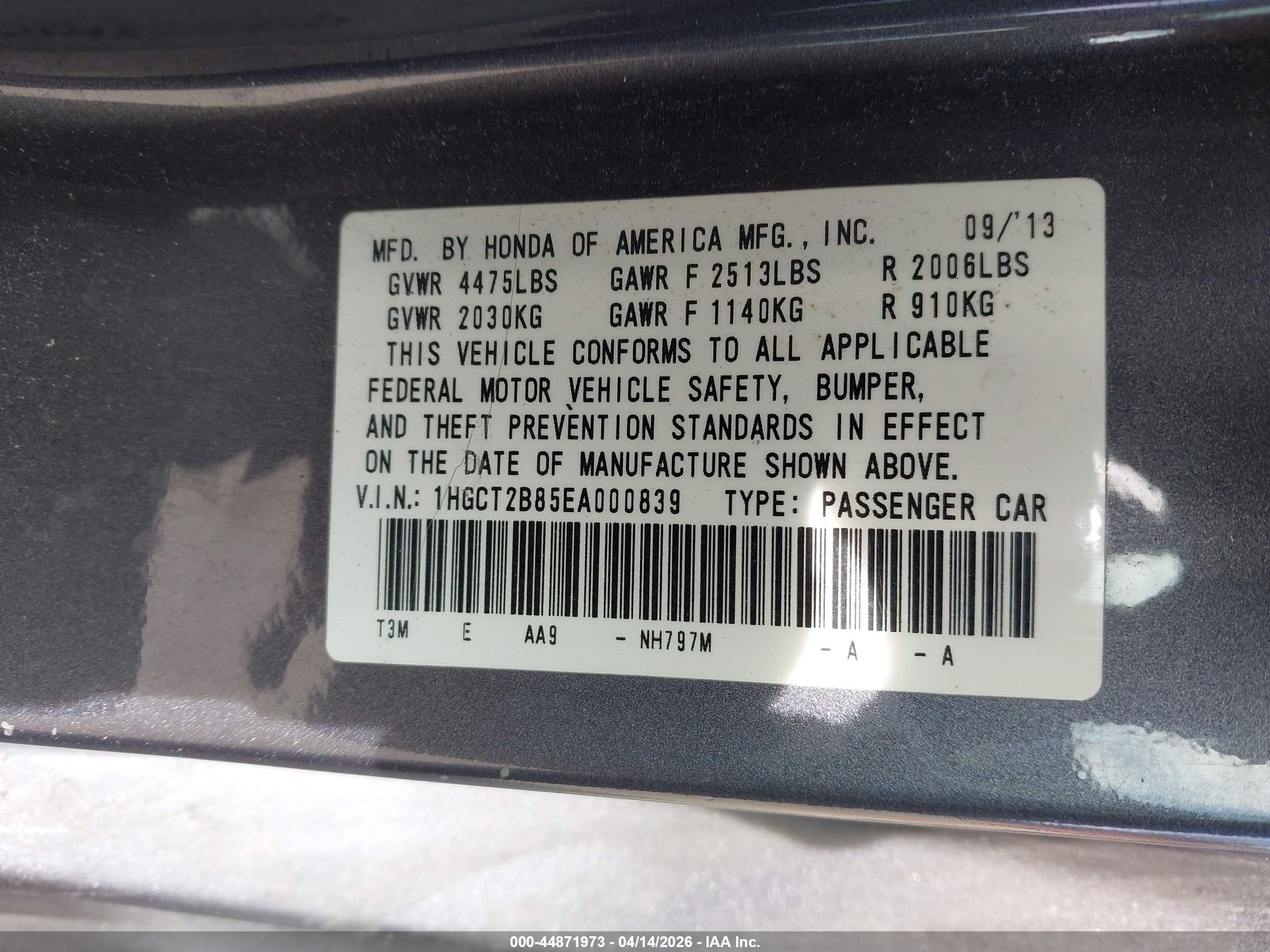 HONDA ACCORD image 9