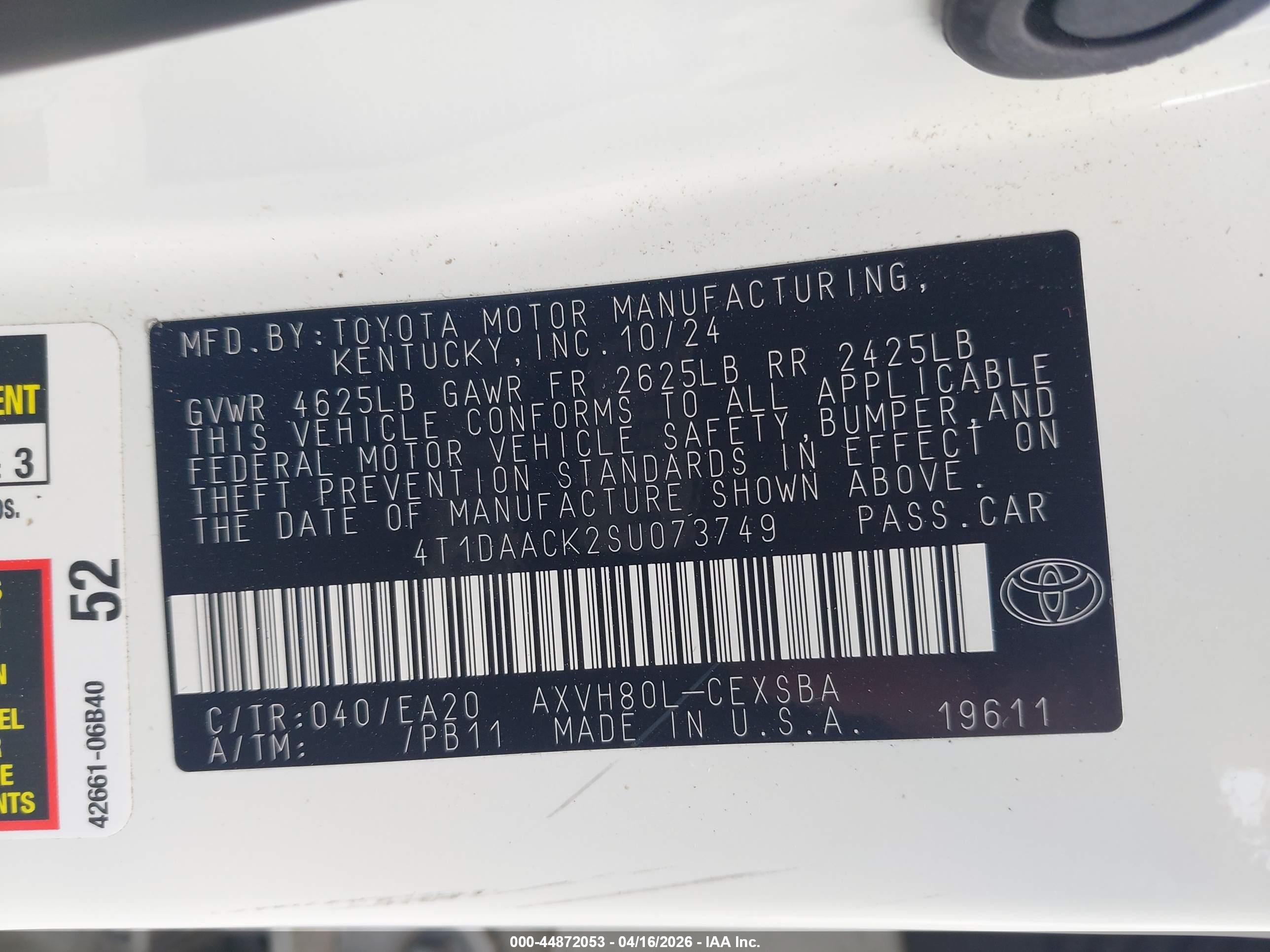 TOYOTA CAMRY image 9