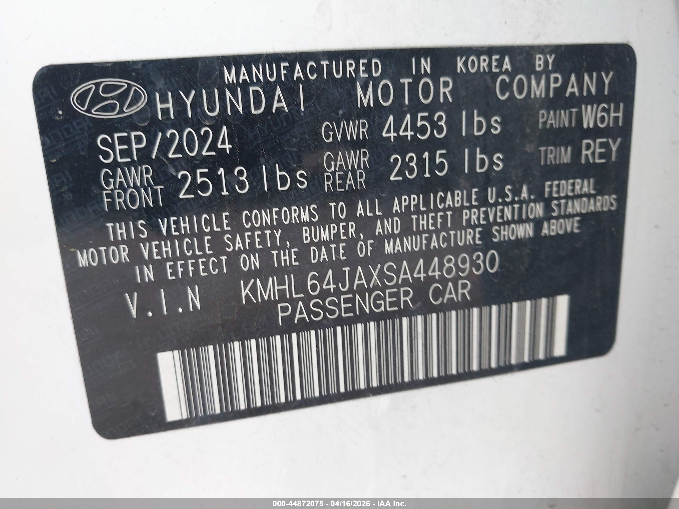 HYUNDAI SONATA image 9