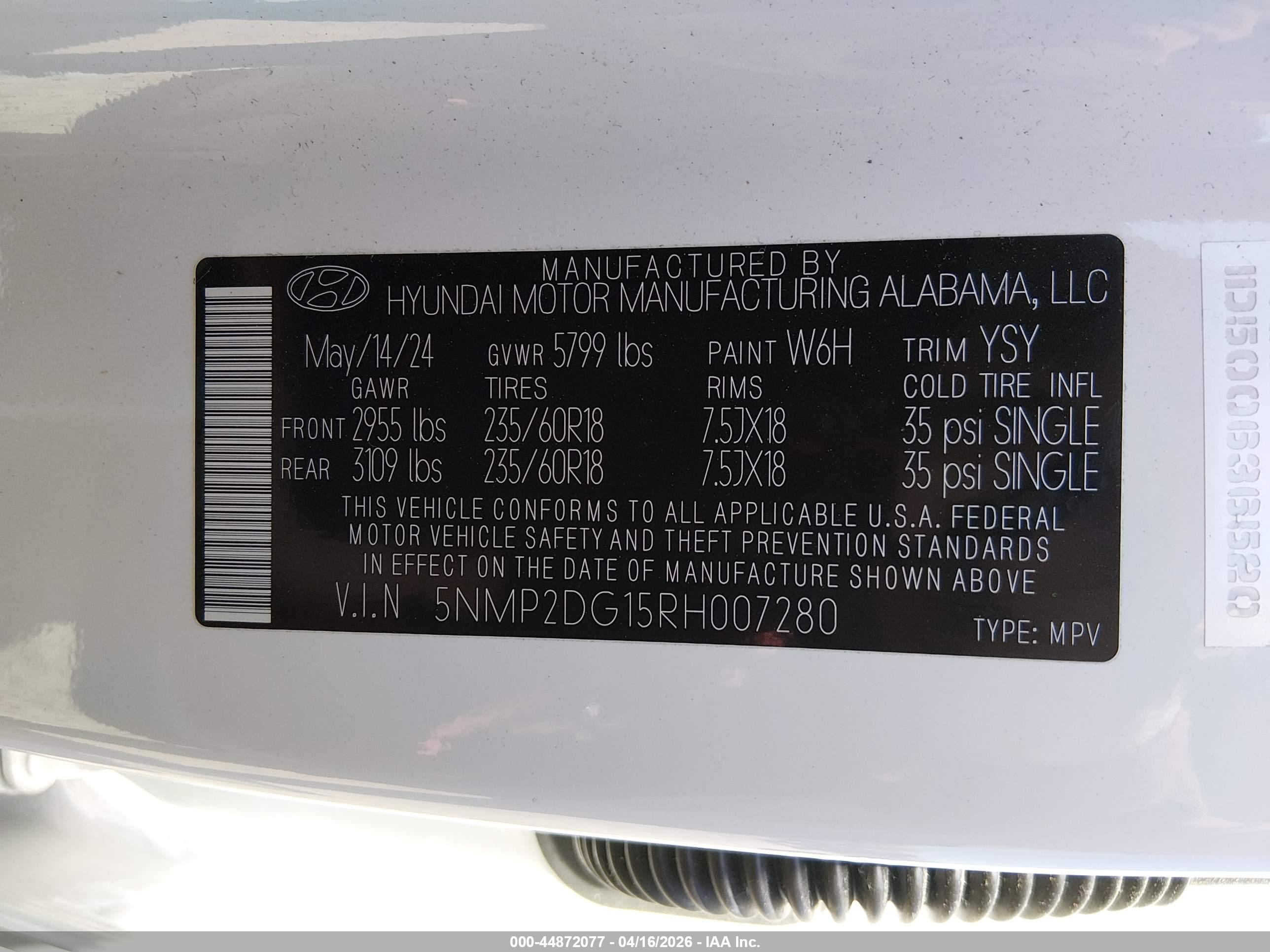 HYUNDAI SANTA image 9