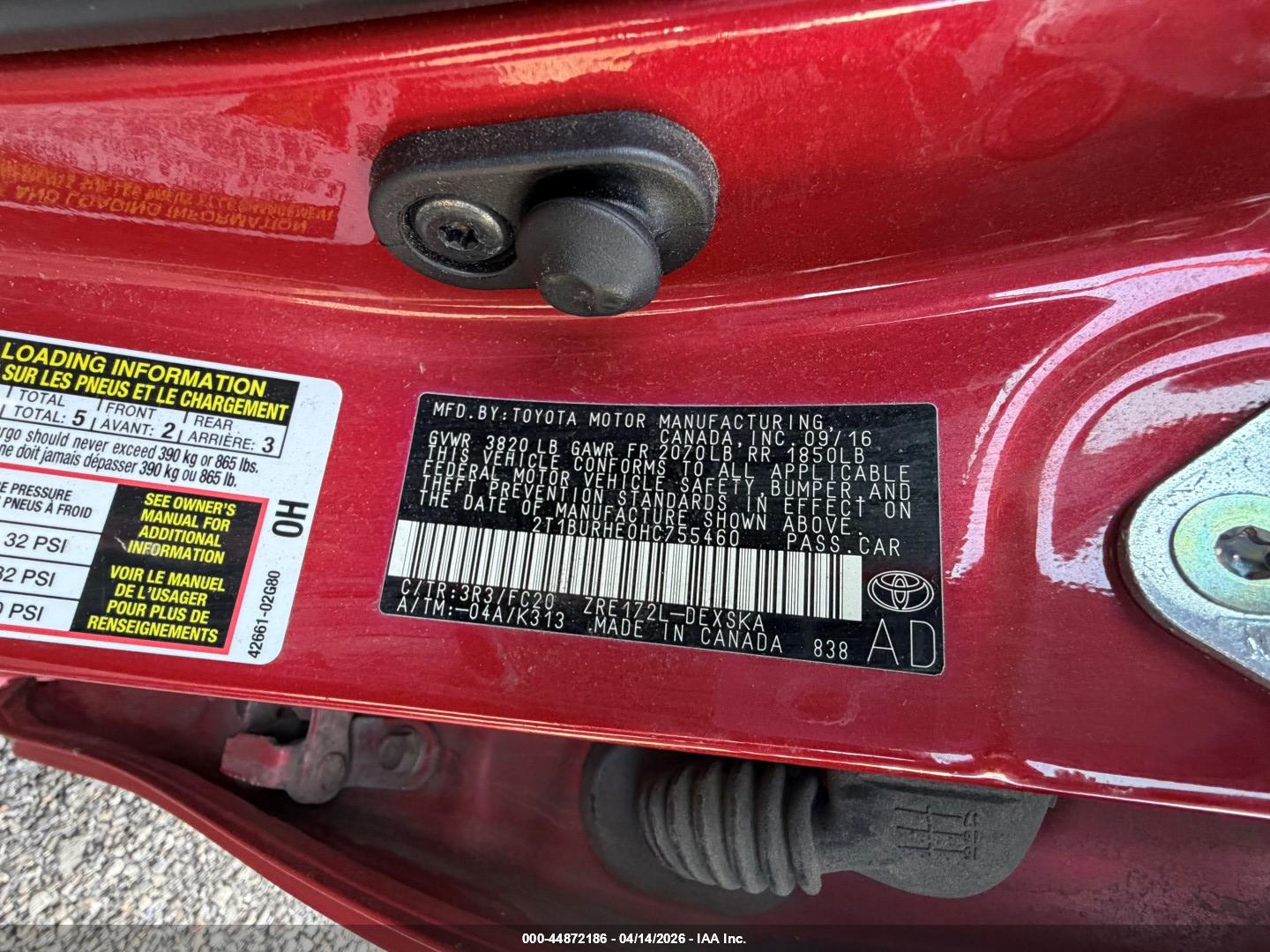 TOYOTA COROLLA image 9