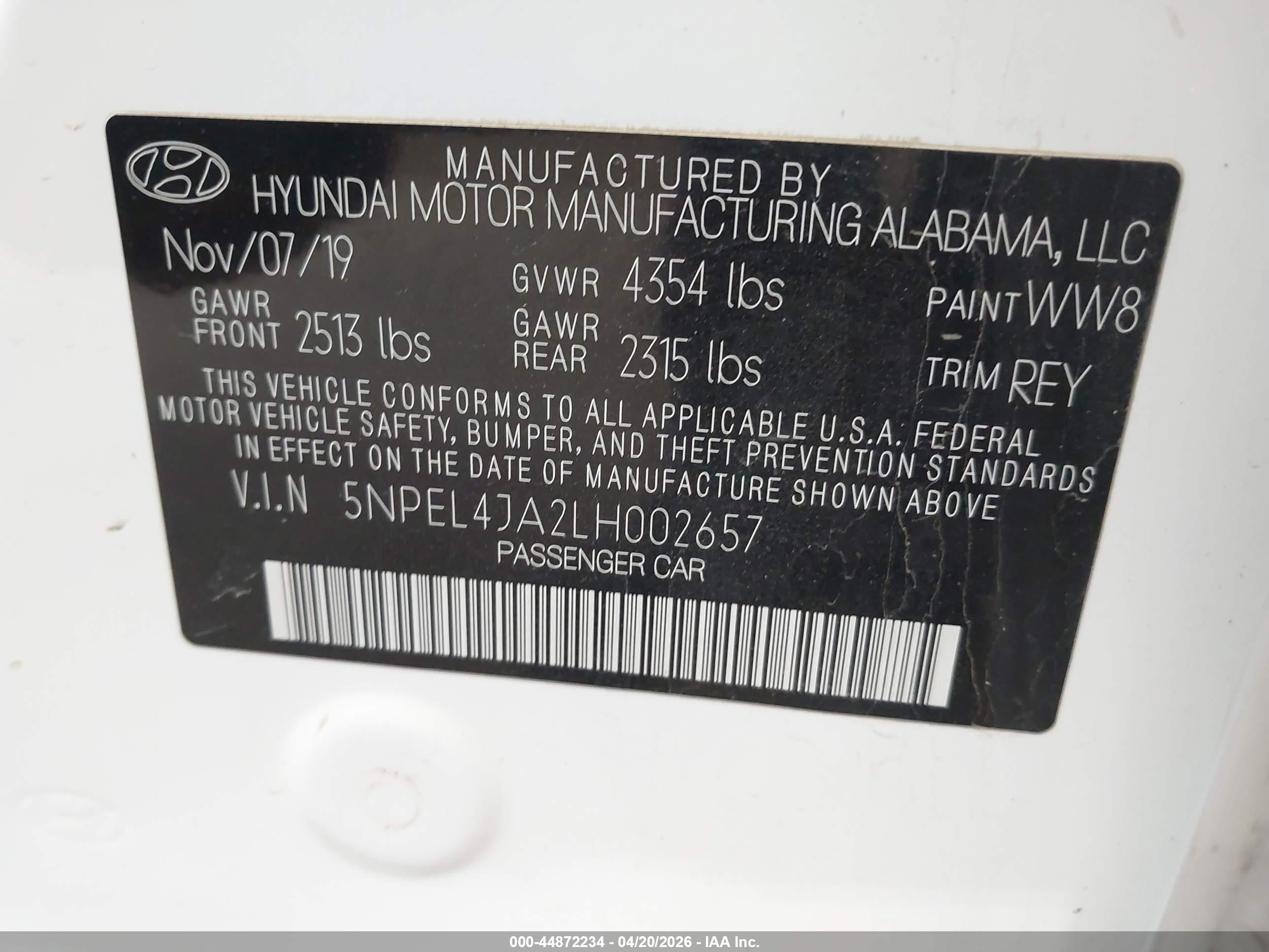 HYUNDAI SONATA image 9