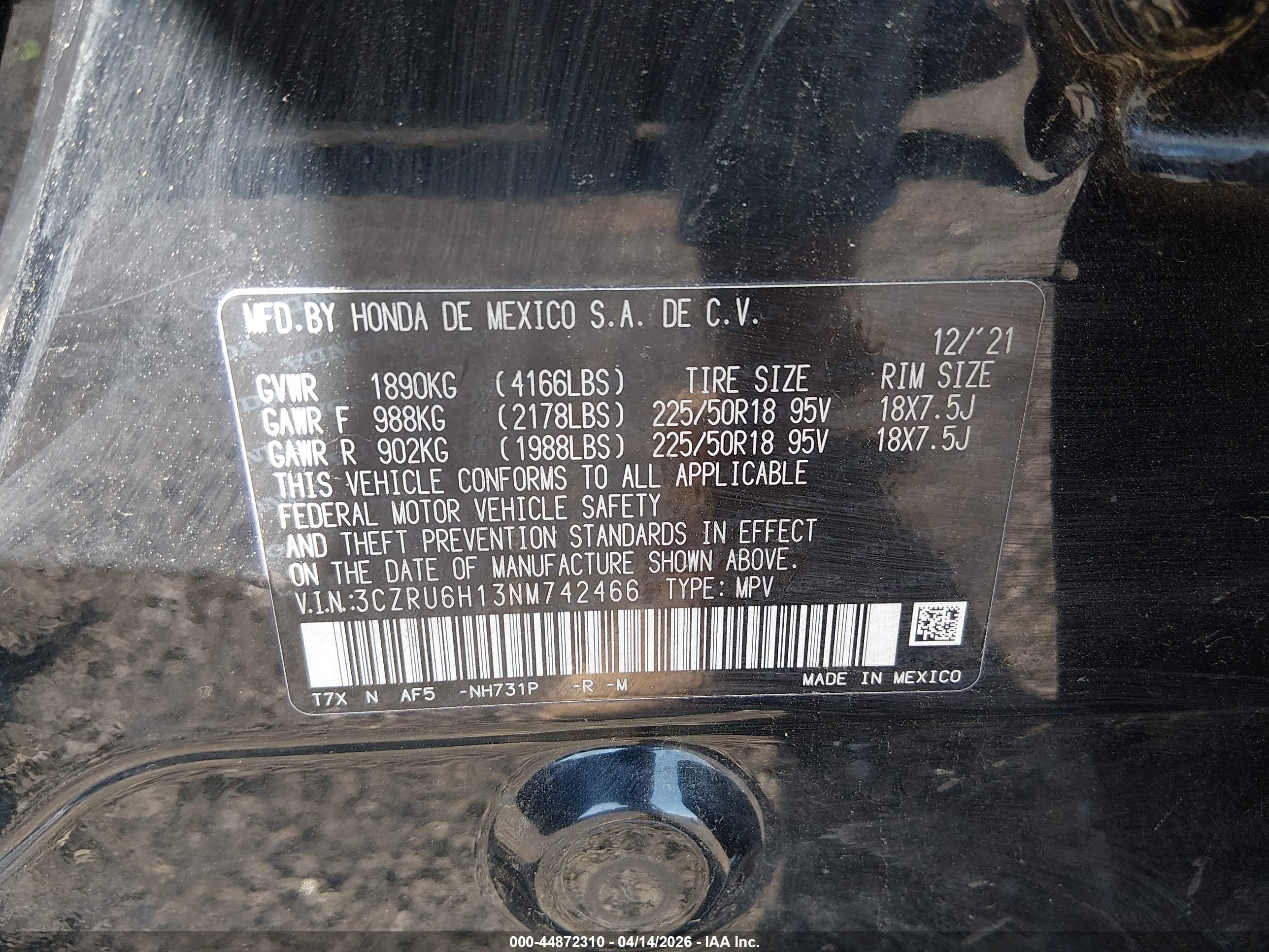 HONDA HR-V image 9