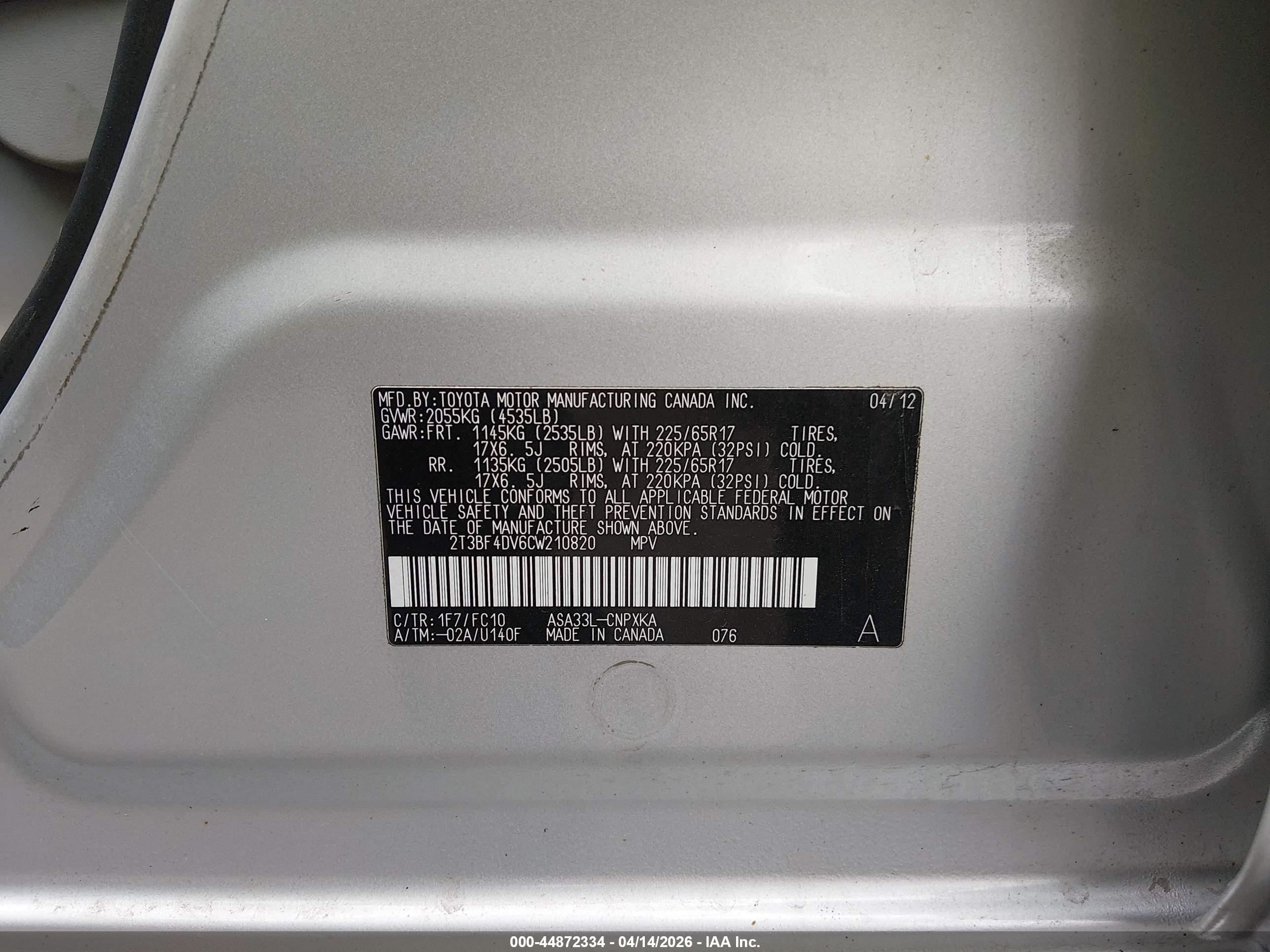 TOYOTA RAV4 image 9
