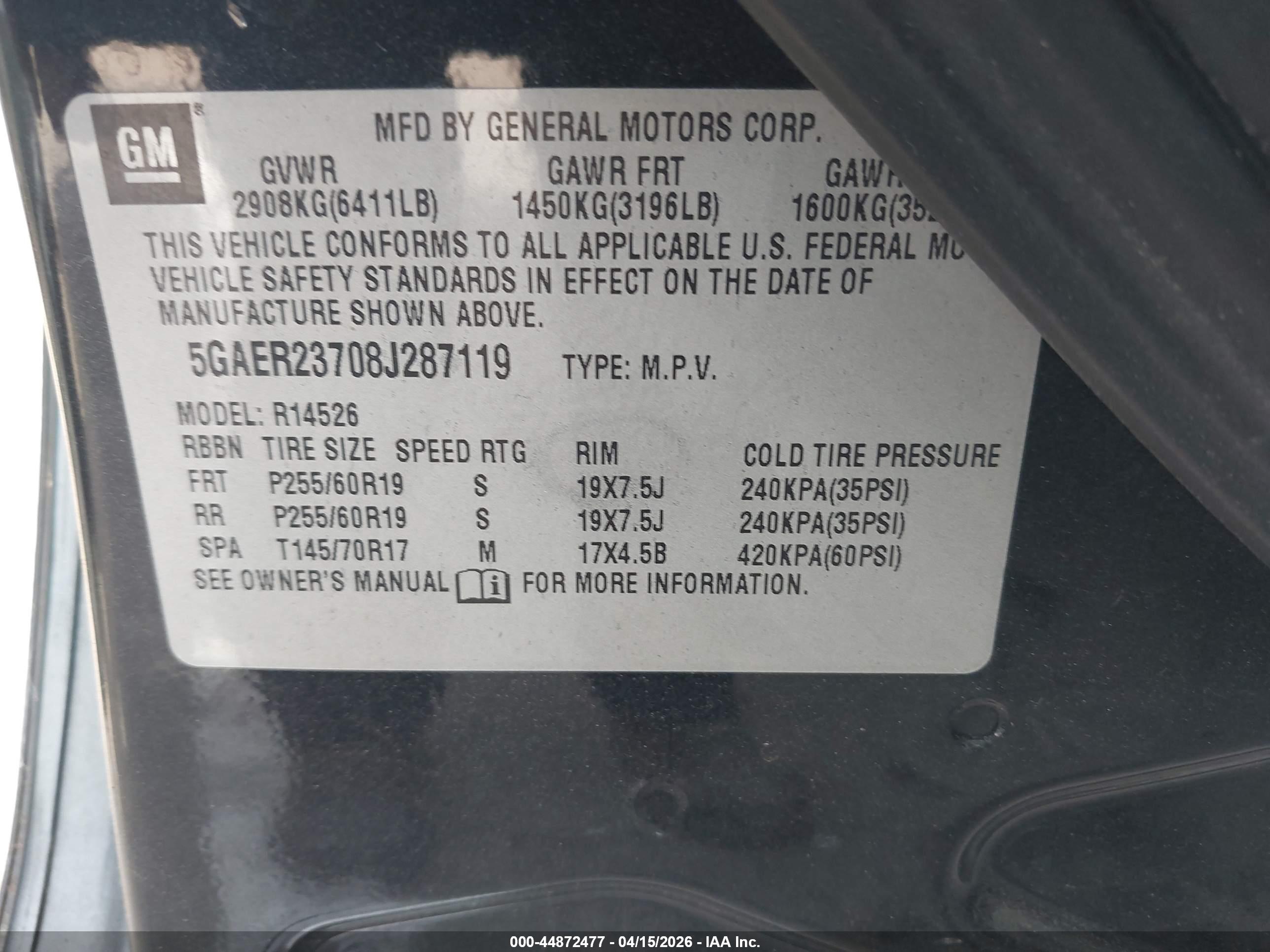 BUICK ENCLAVE image 9