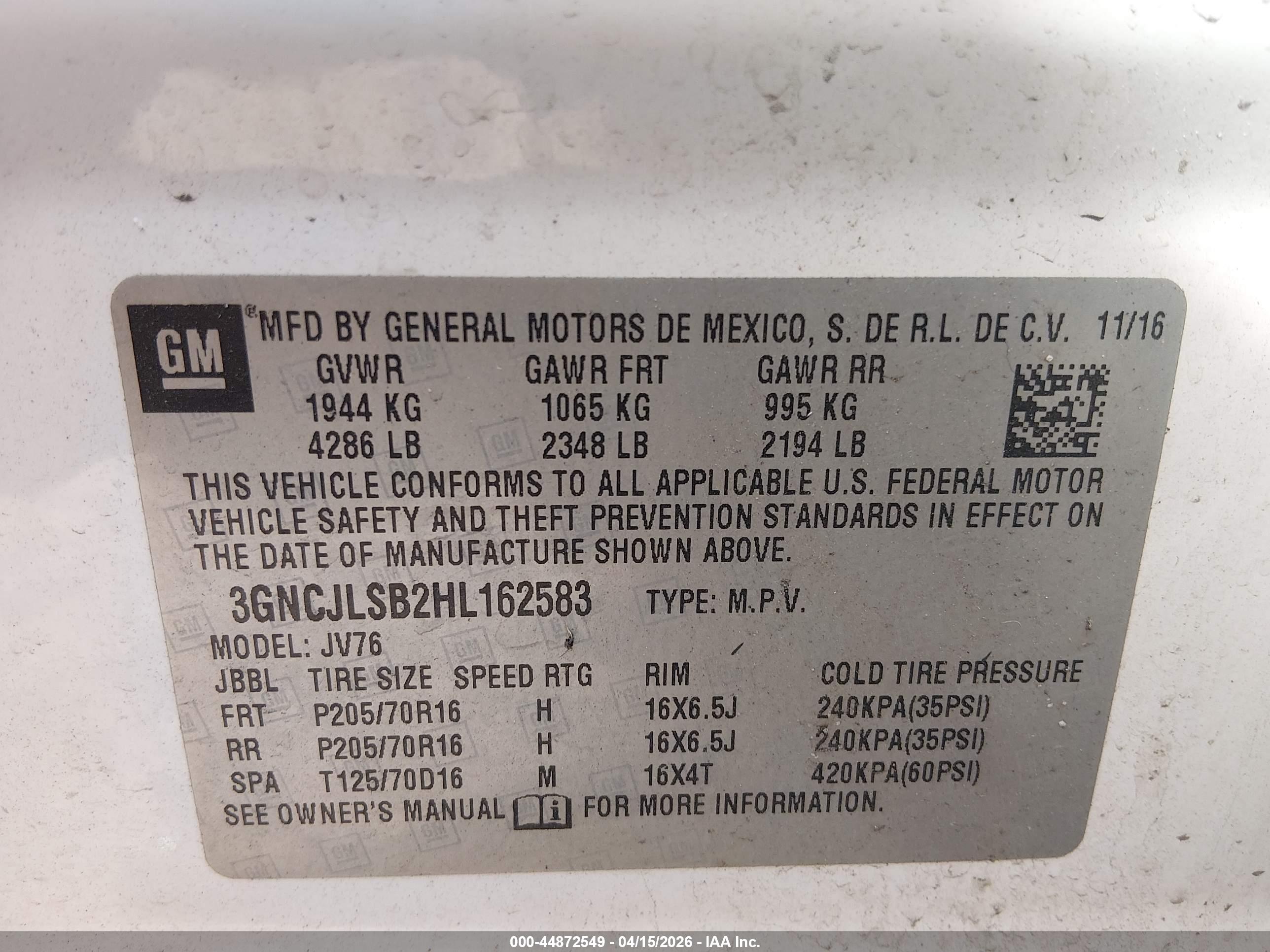 CHEVROLET TRAX image 9
