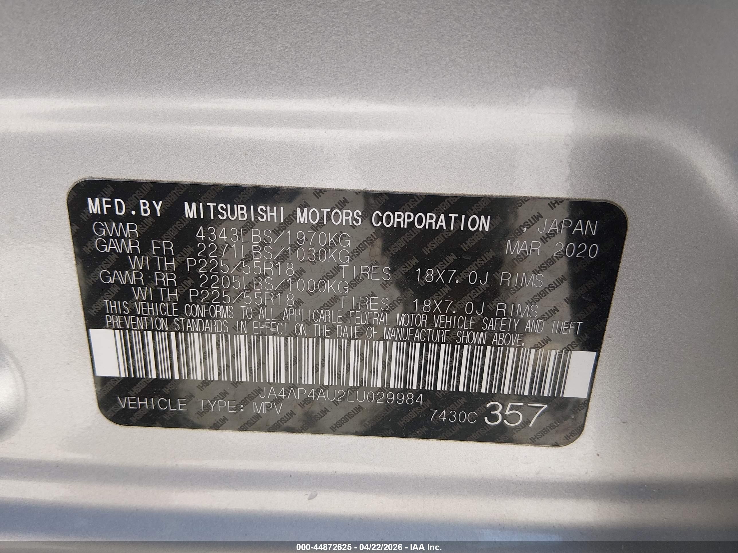 MITSUBISHI OUTLANDER image 9