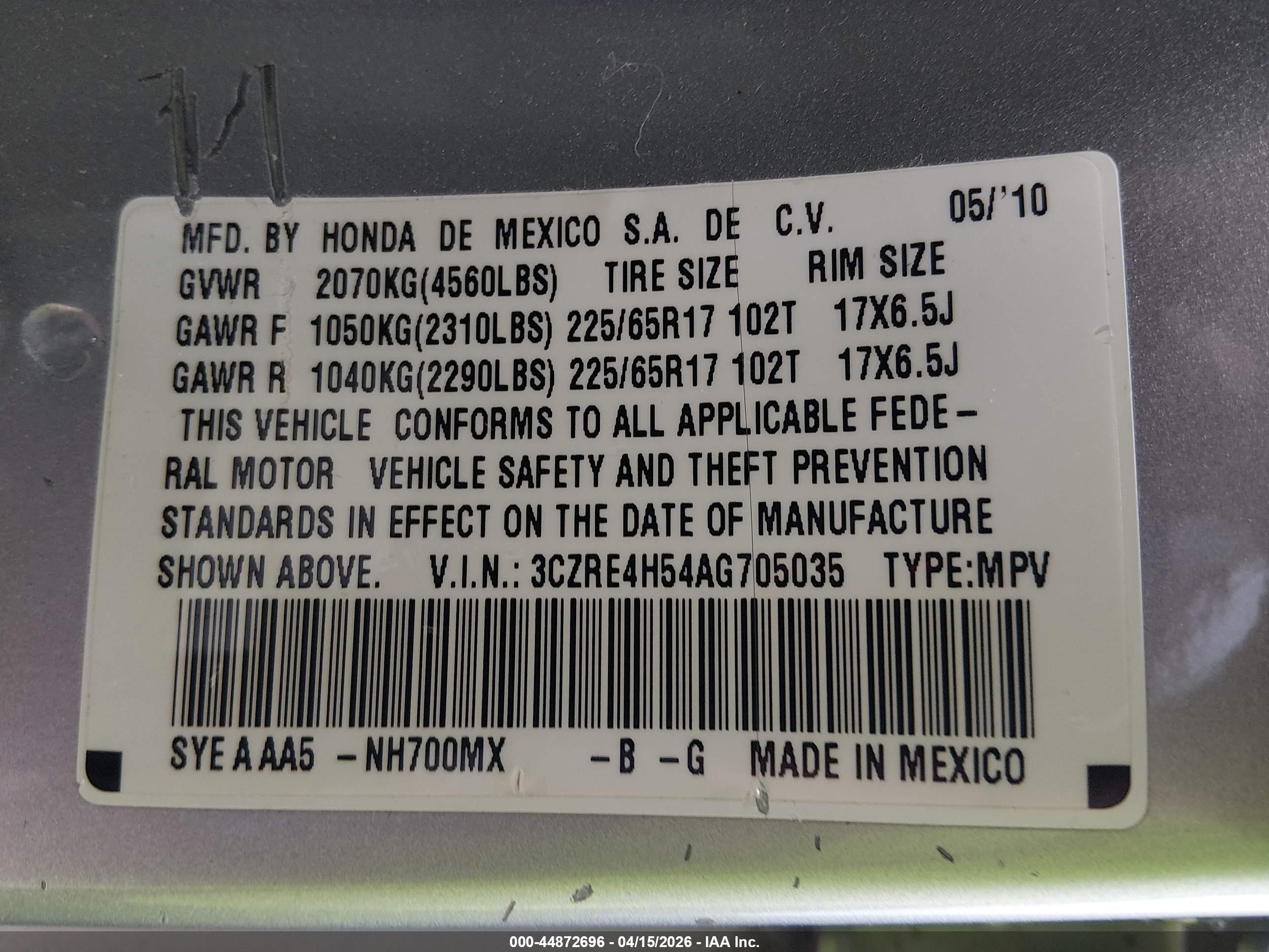 HONDA CR-V image 9