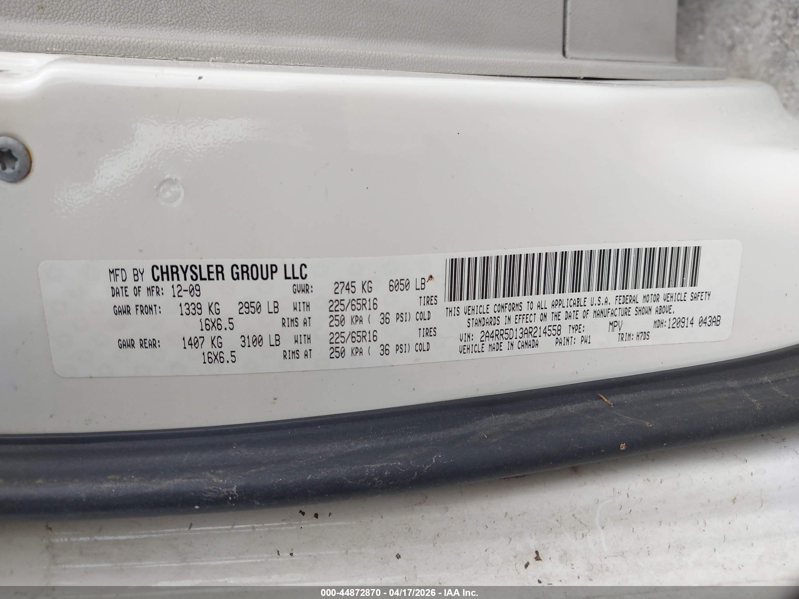 CHRYSLER TOWN image 9