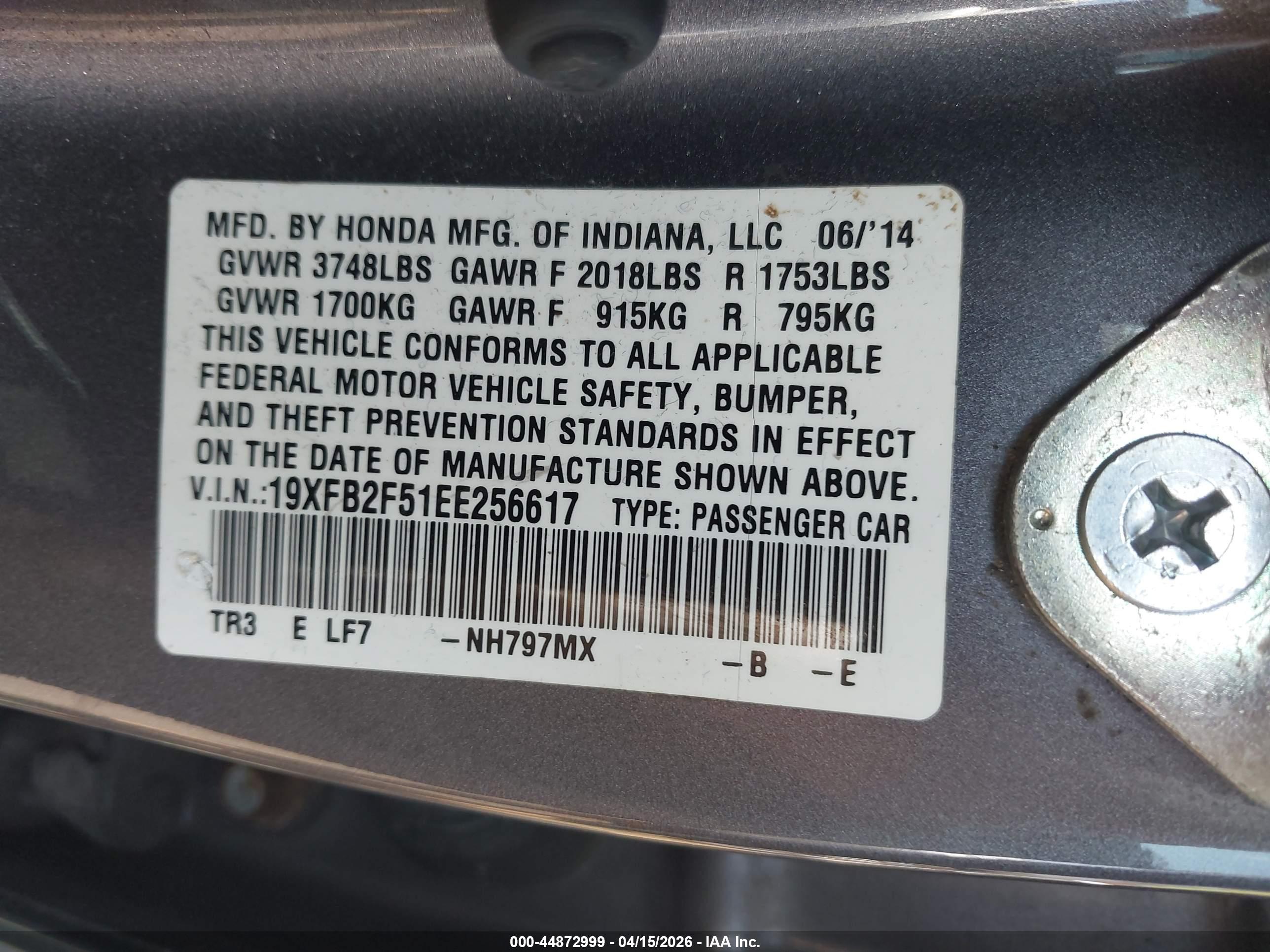 HONDA CIVIC image 9