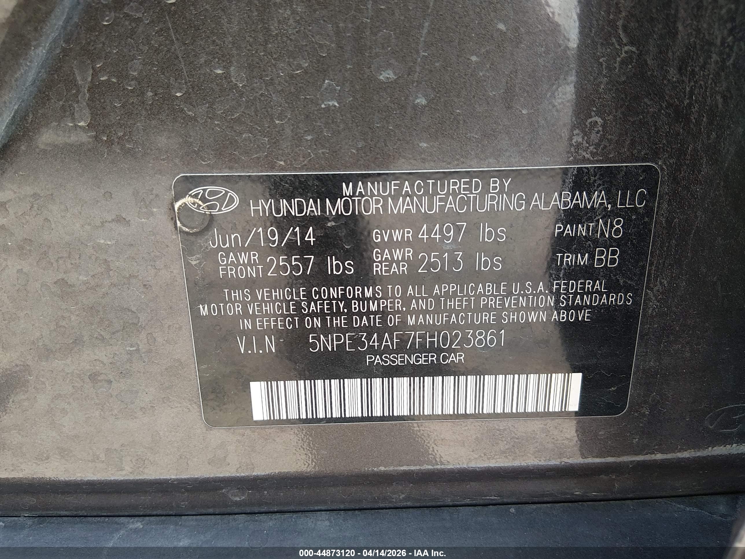 HYUNDAI SONATA image 9