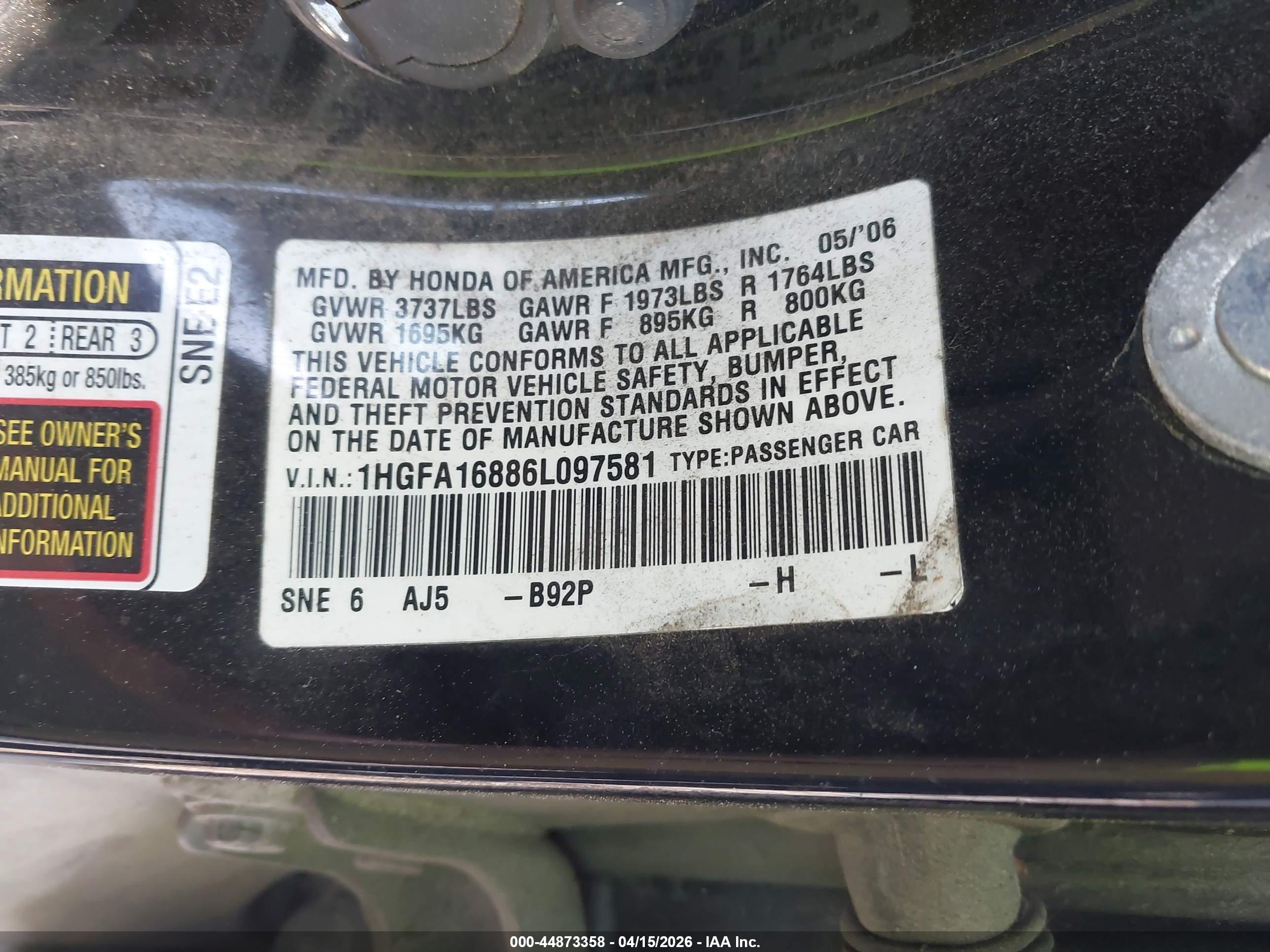 HONDA CIVIC image 9