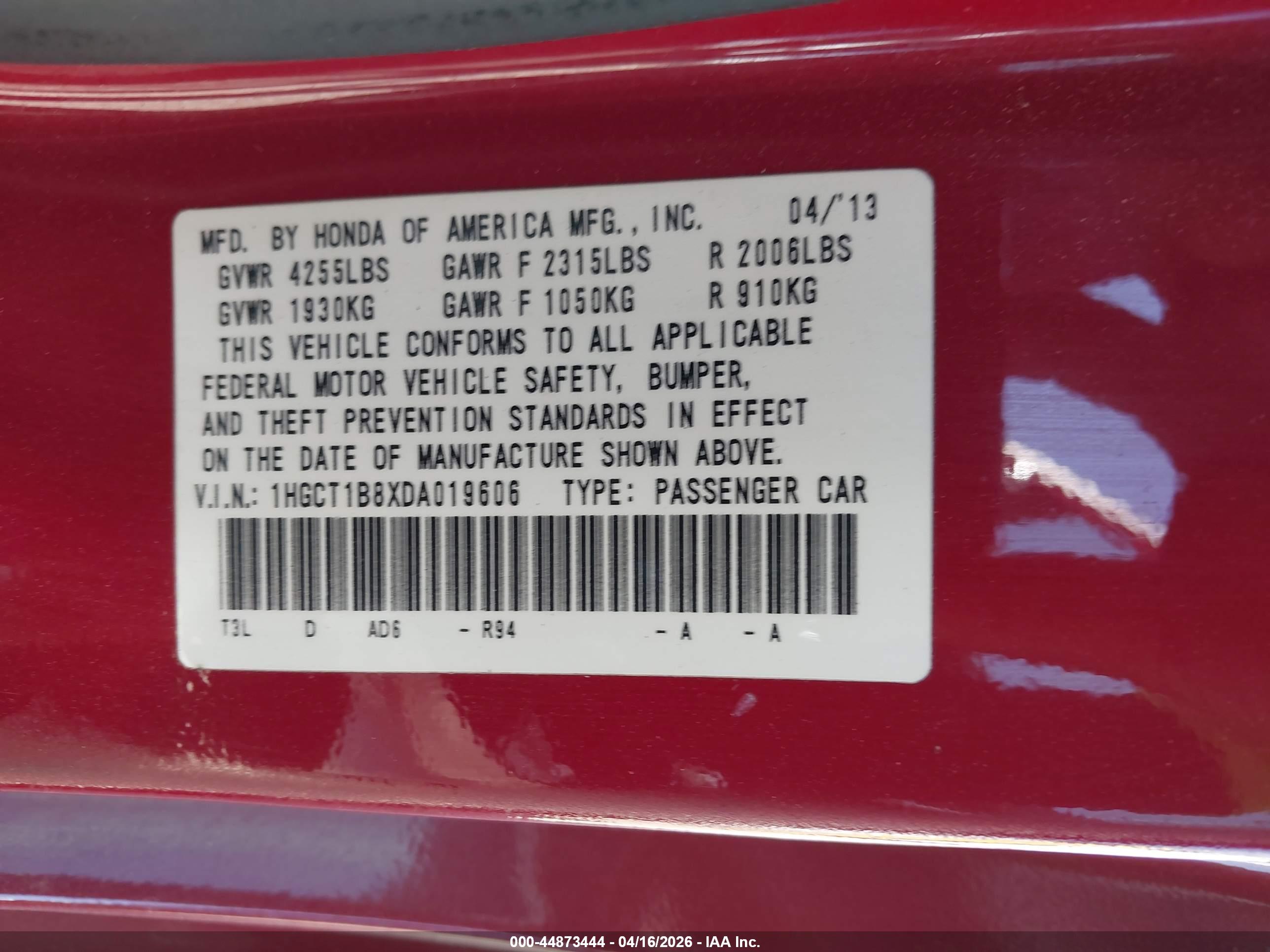 HONDA ACCORD image 9